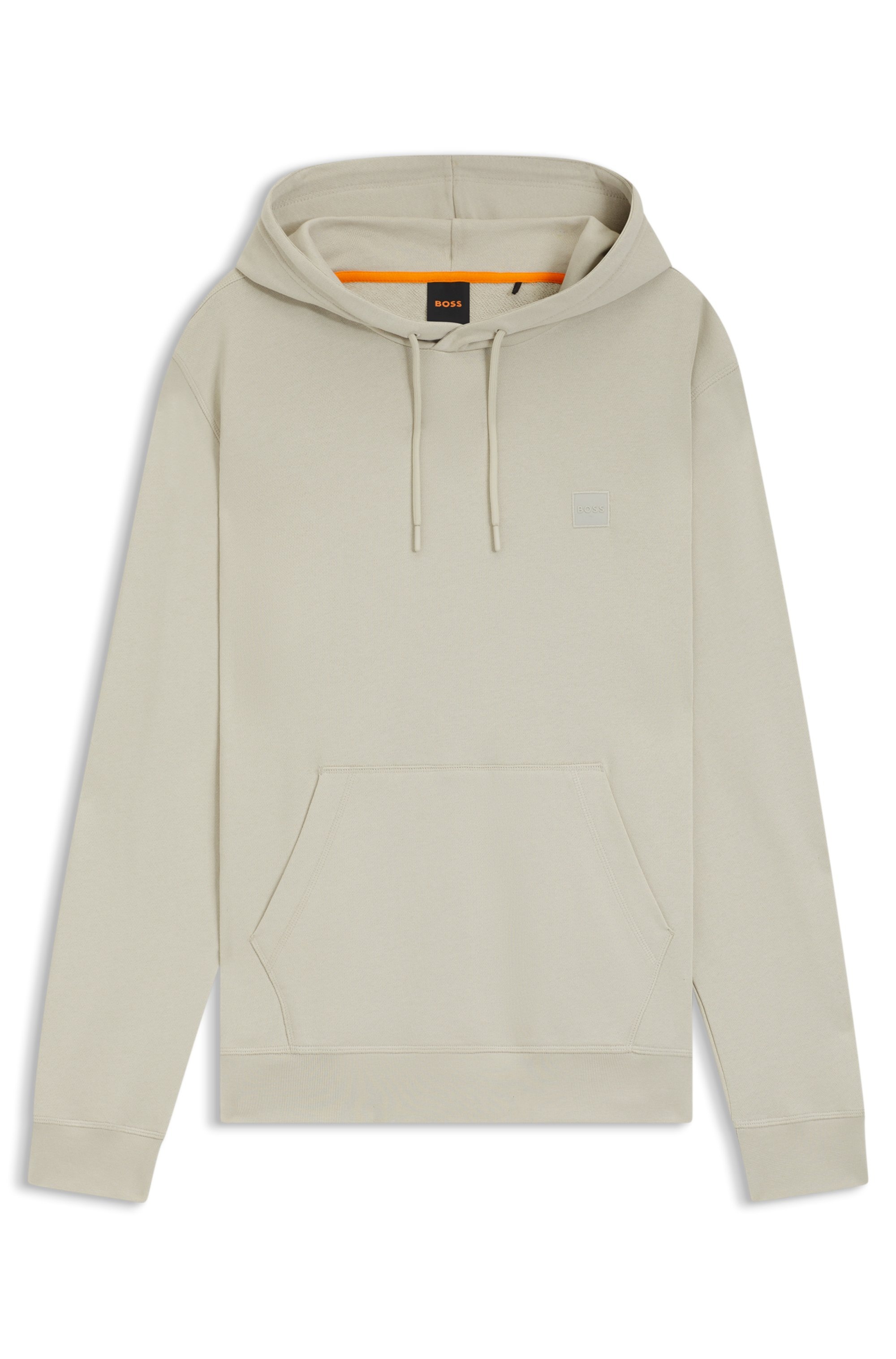BOSS ORANGE Sweat à capuche »Wetalk«, mit gesticktem BOSS Markenlabel
