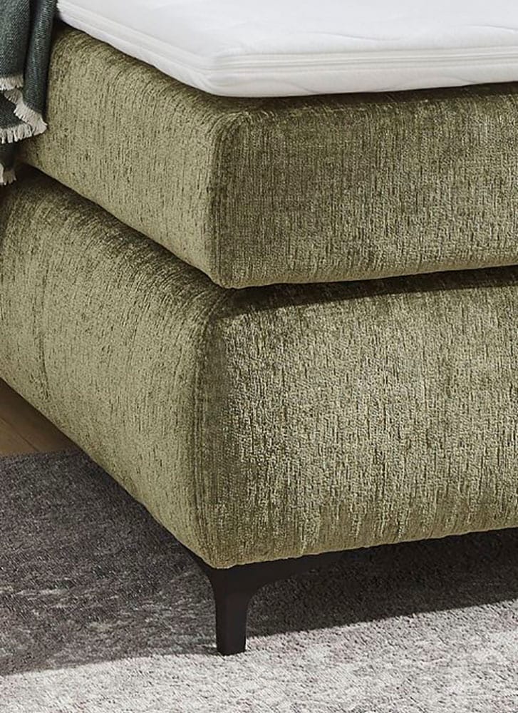 Jockenhöfer Gruppe Lit boxspring »Beatrice erhältlich in 140 & 180cm Breite« matelas TTFK 7 zones et surmatelas KS, différents degrés de fermeté