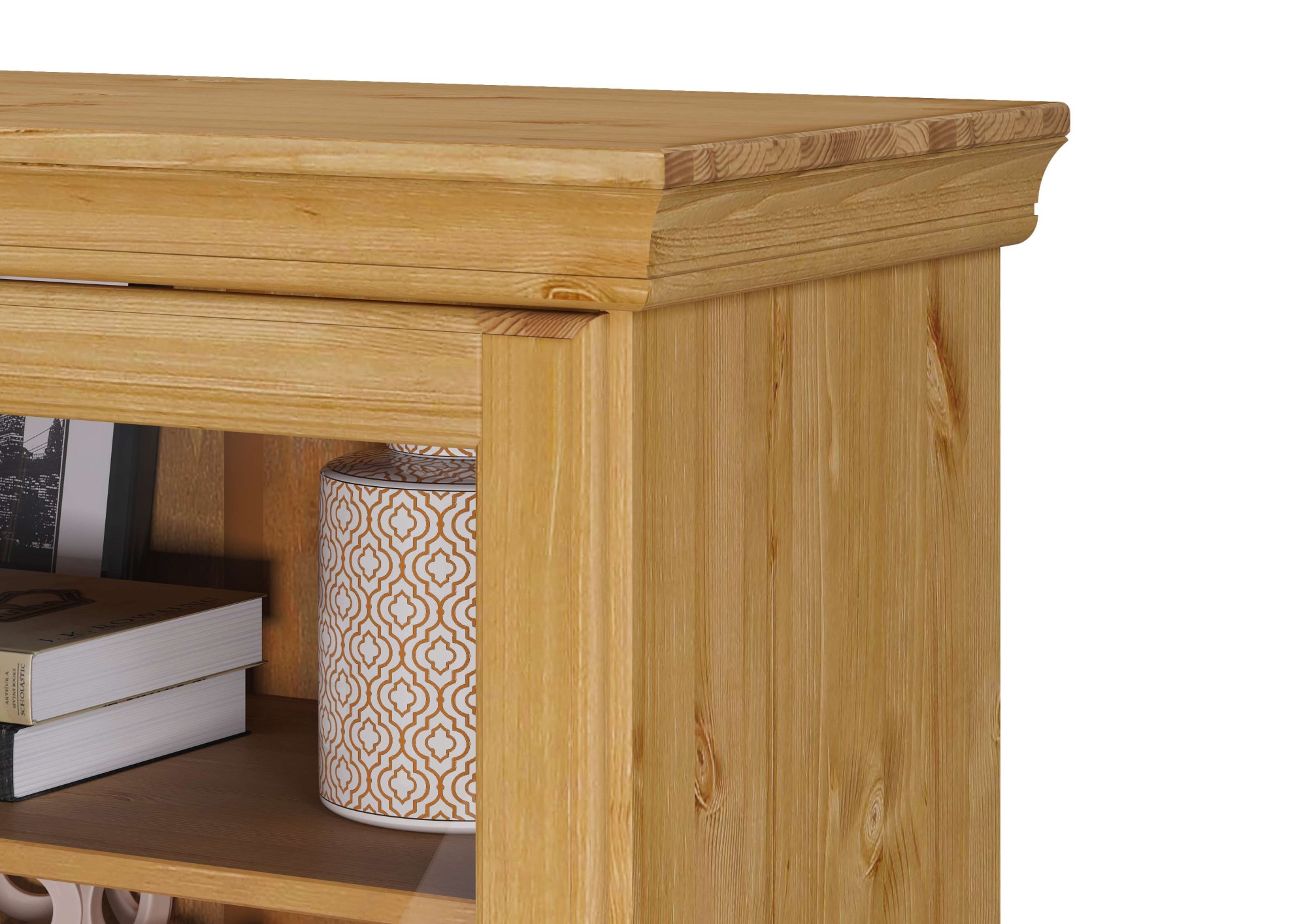 Home affaire Vitrine »Rügen« zertifiziertes Massivholz, Höhe 192 cm, im Landhausstil