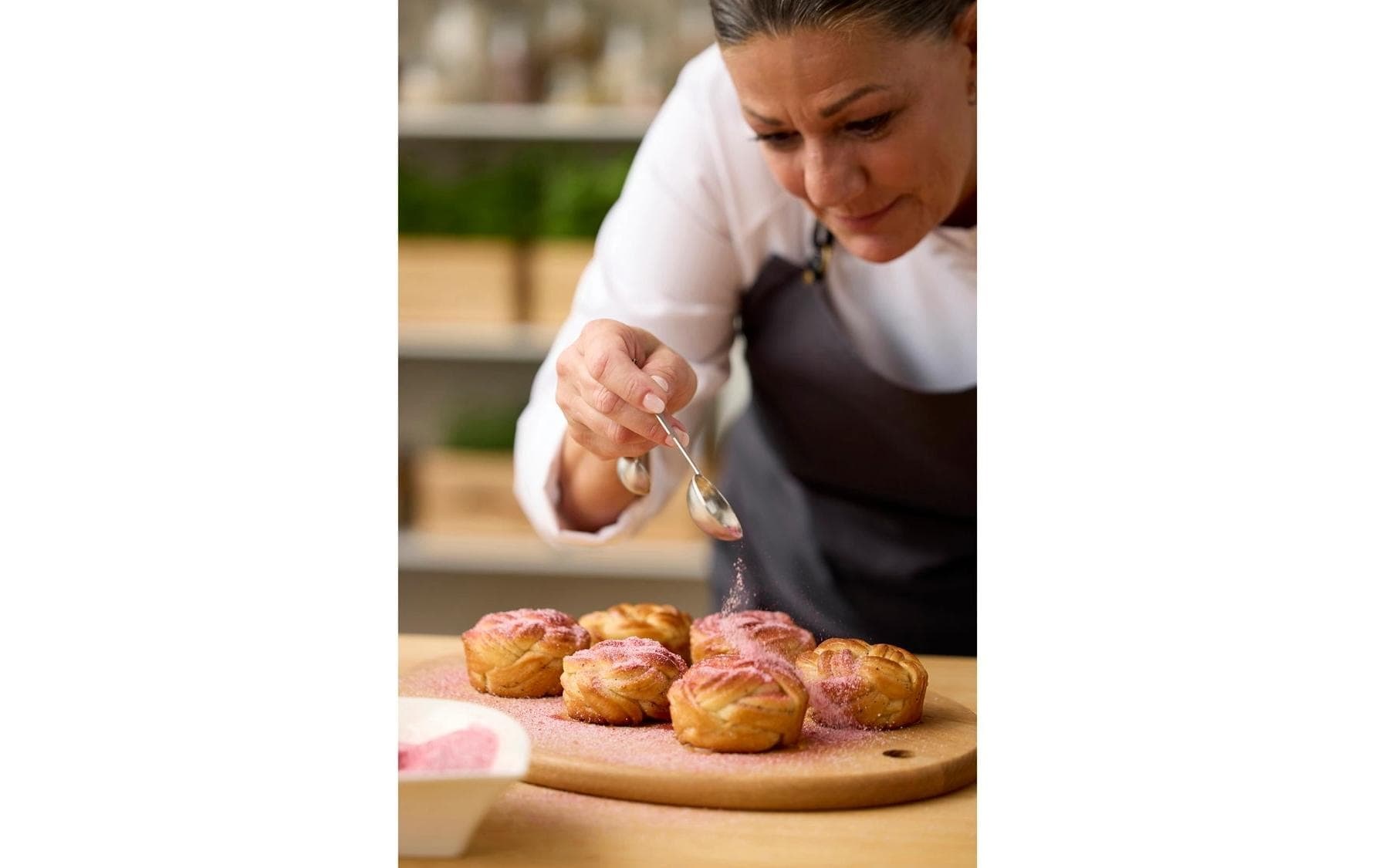   Muffinform »Muffin Backform Swirl, Silikon, Latte, für 6 Muffins«