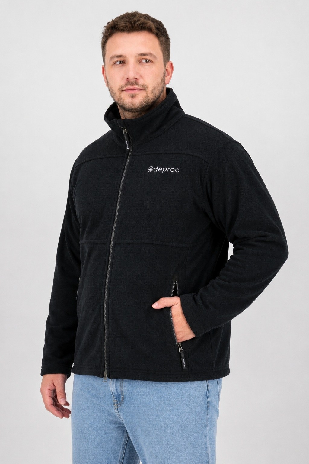 DEPROC Active Strickfleecejacke »SEWARD MN« mit 2-Wege-Reissverschluss