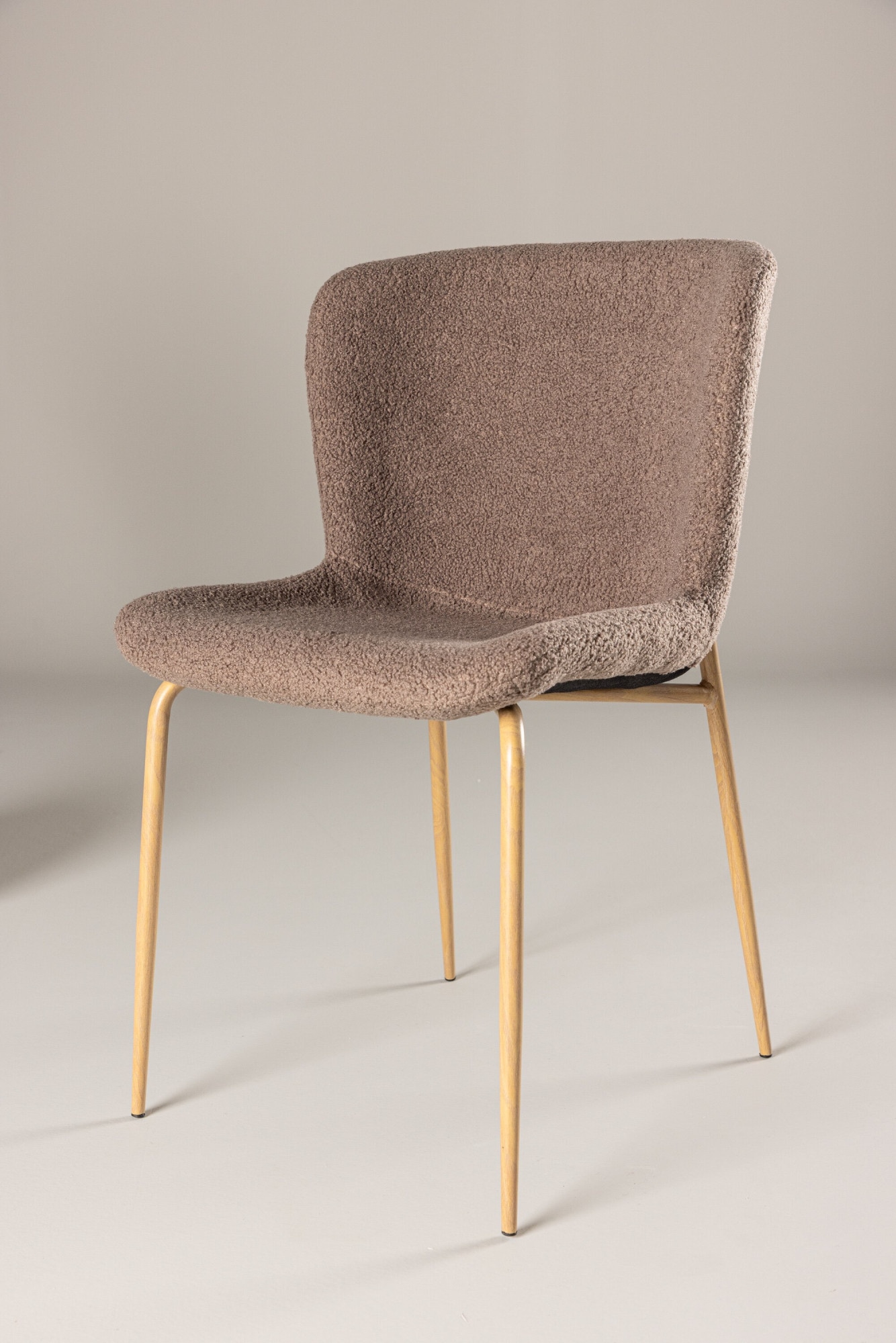 Venture Home Chaise de salle à manger »Modesto, 2er-Set Esszimmerstühle Teddy mit Stahlbeinen« () 2 cuischaise rembourrée, revêtement en tissu, pieds en acier, chaude, accueillante, douce