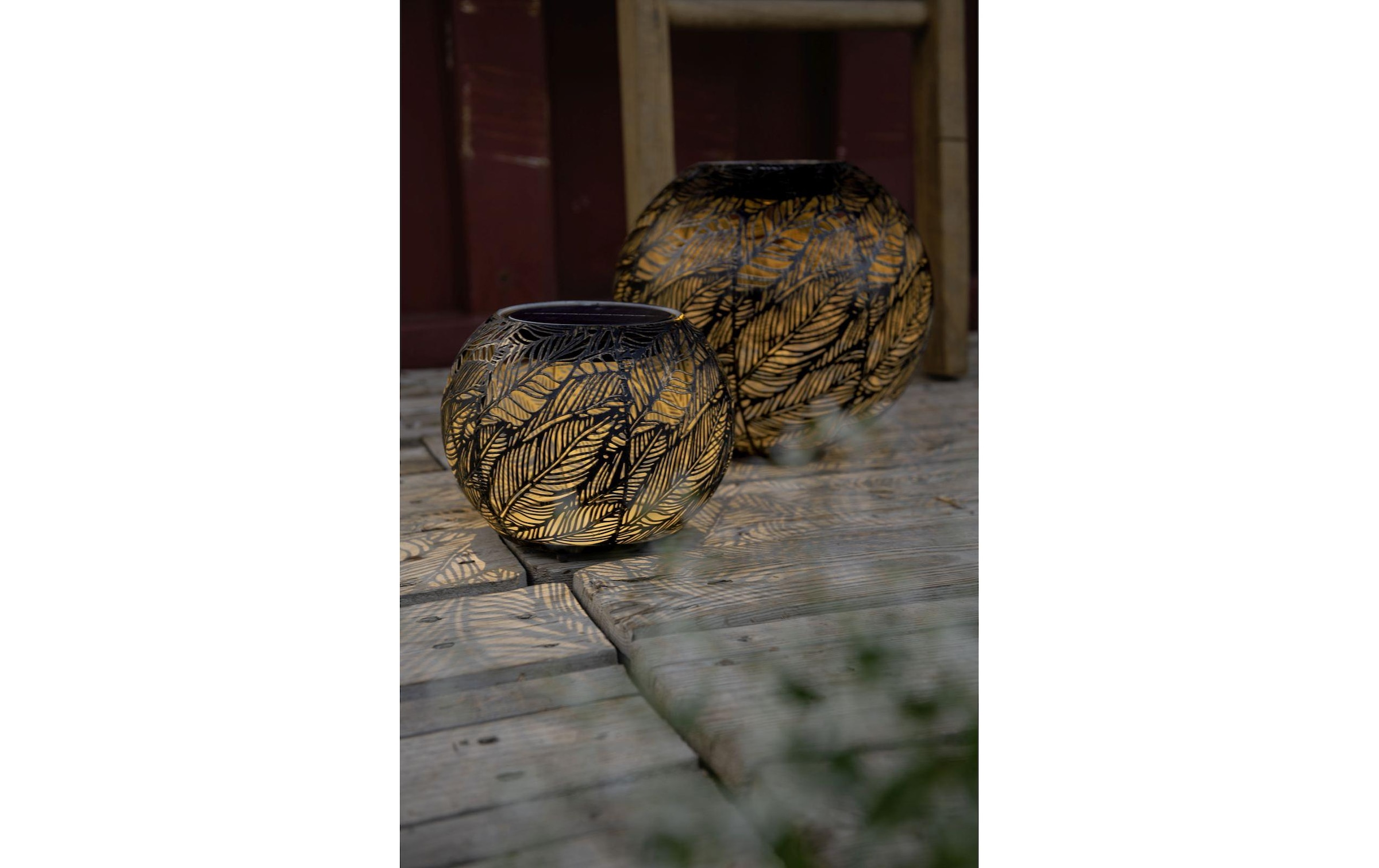 STT LED Solarleuchte »Ball Sombra« Warmweiss