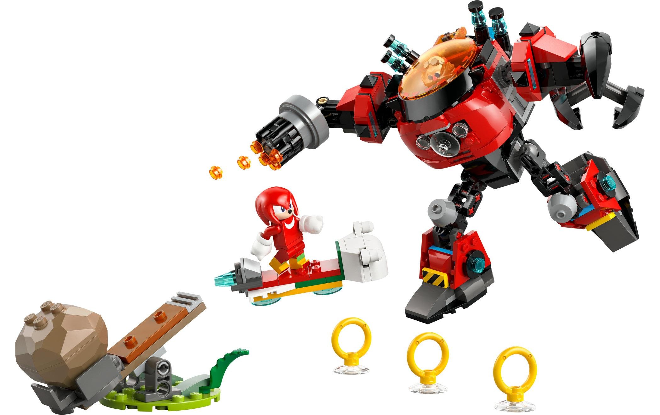 LEGO® Spielbausteine »LEGO® Sonic Knuckles vs. Dr. Eggmans Egg Crusher Mech 77005«