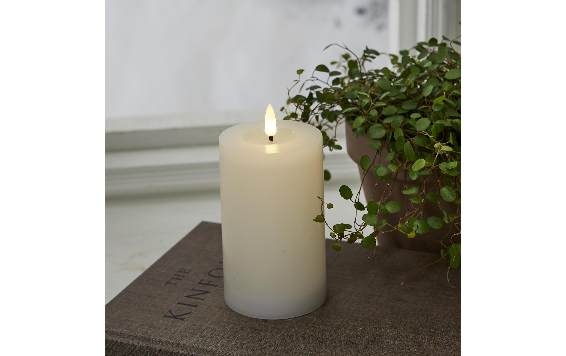   Bougie LED »Star Trading LED-Kerze Flamme Flow, Ø 7.5 x 15 cm«