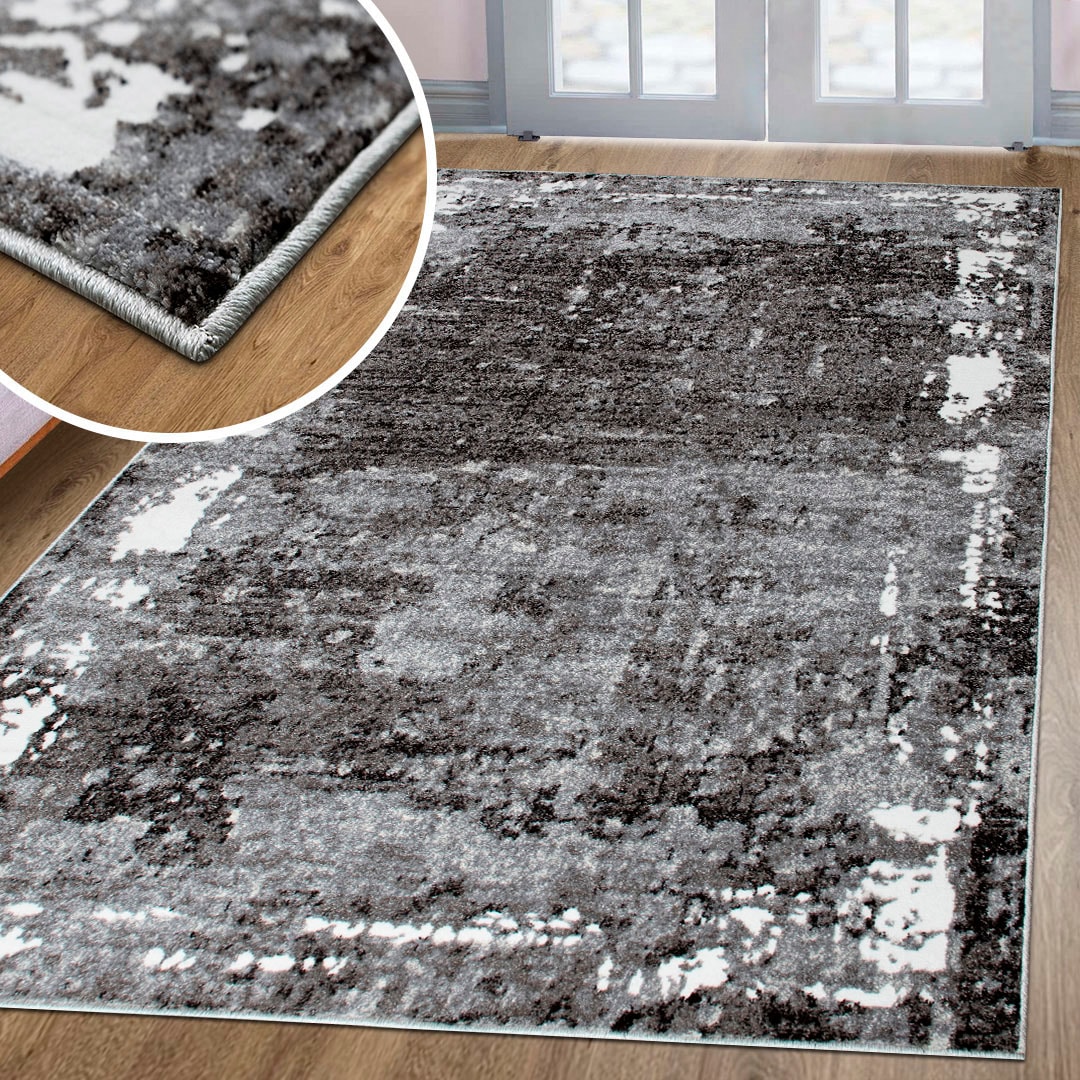 GOODproduct Teppich »Oberwill« rechteckig 9 mm Höhe mit besonders weichem Flor, Kurzflor, Vintage, modern, dichte Qualität