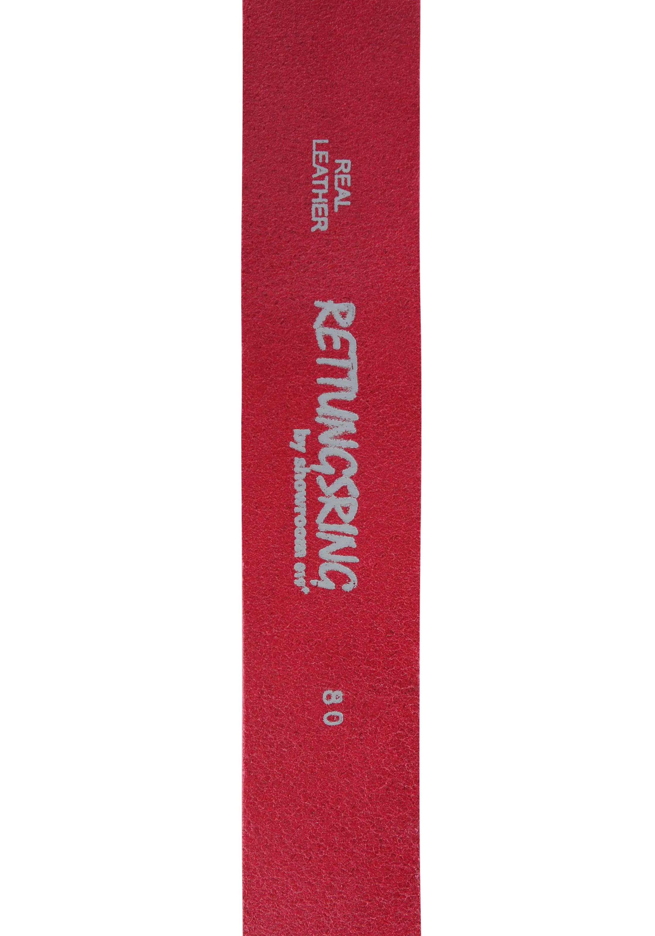 RETTUNGSRING by showroom 019° Ceinture en cuir mit austauschbarer Schliesse »Mandala Silber«