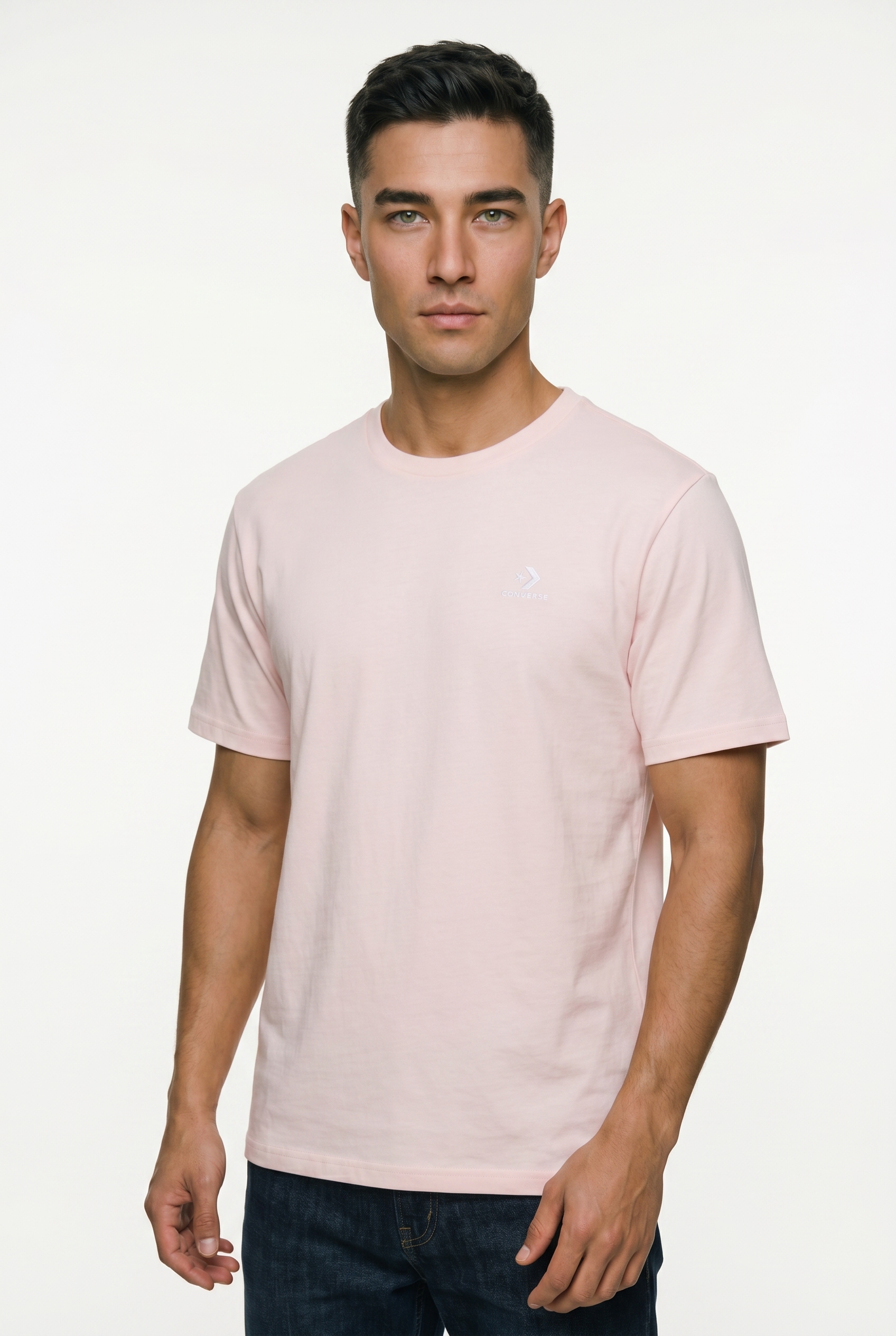 Converse T-shirt »EMBROIDERED STAR CHEVRON TEE« avec logo imprimé, en coton, coupe régulière