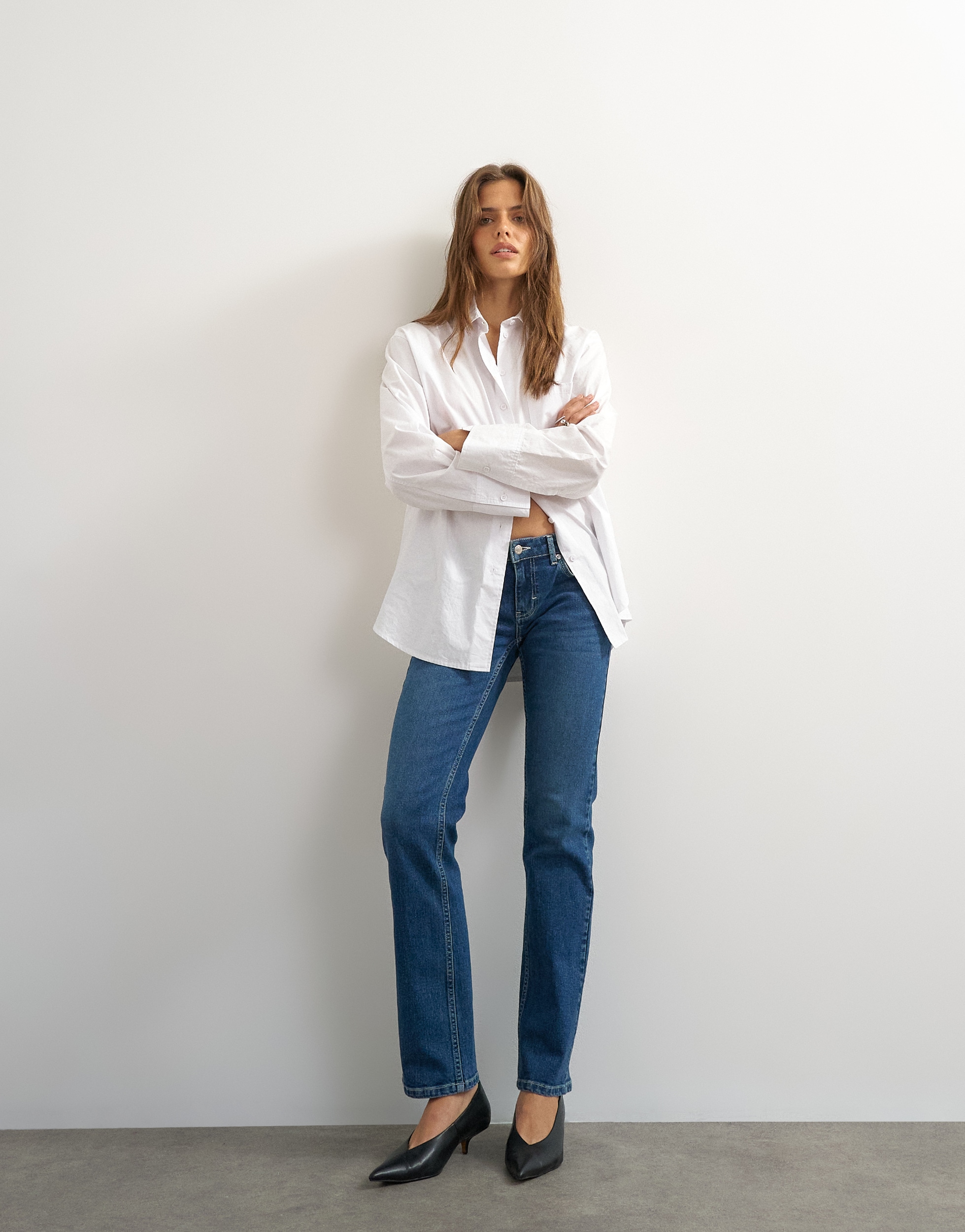 TOPSHOP Jeans slim »TSANILA SLIM LOW RISE JEANS« Mélange de coton, taille basse, coupe ajustée