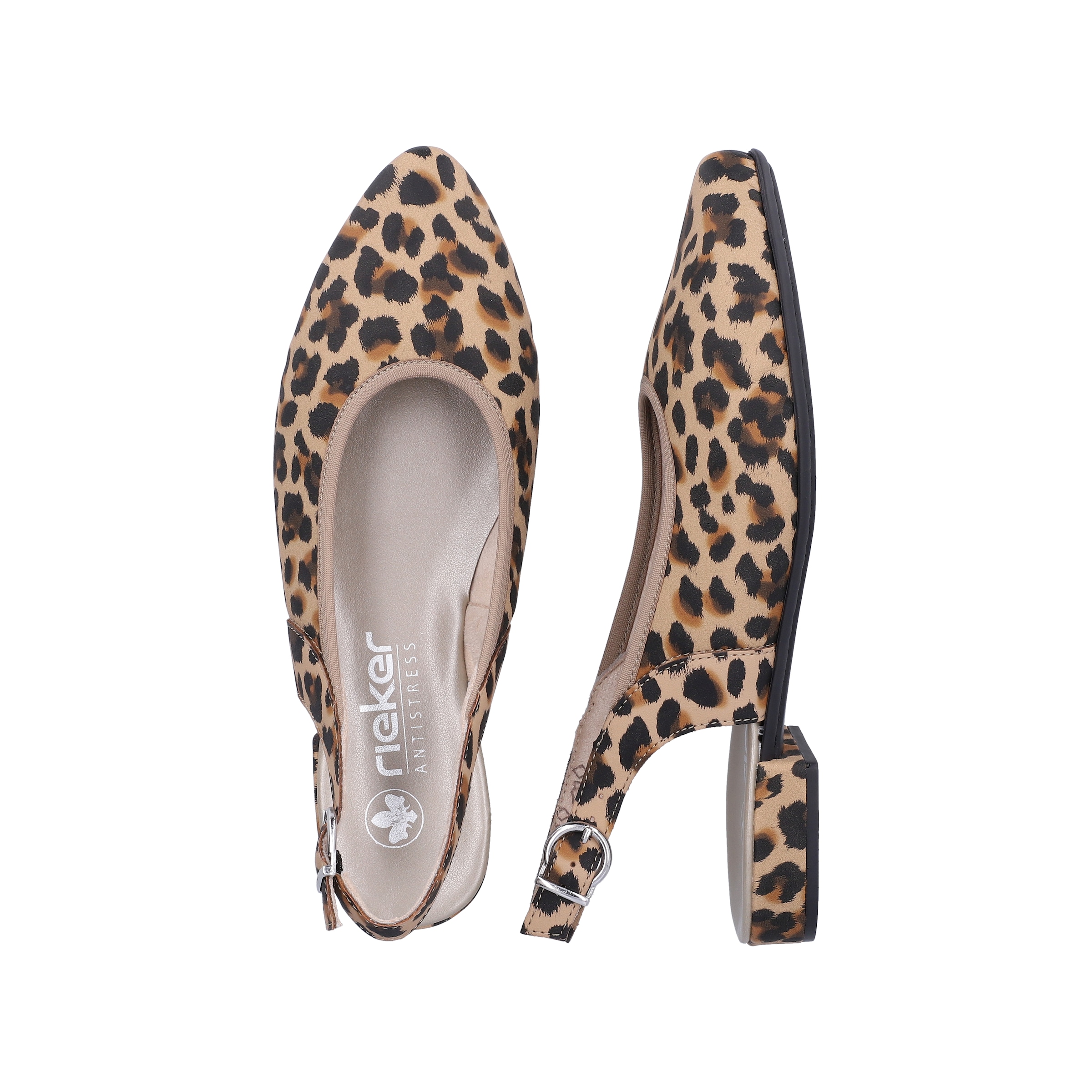 Rieker  Chaussure d'été, sabot avec bordure textile élastique