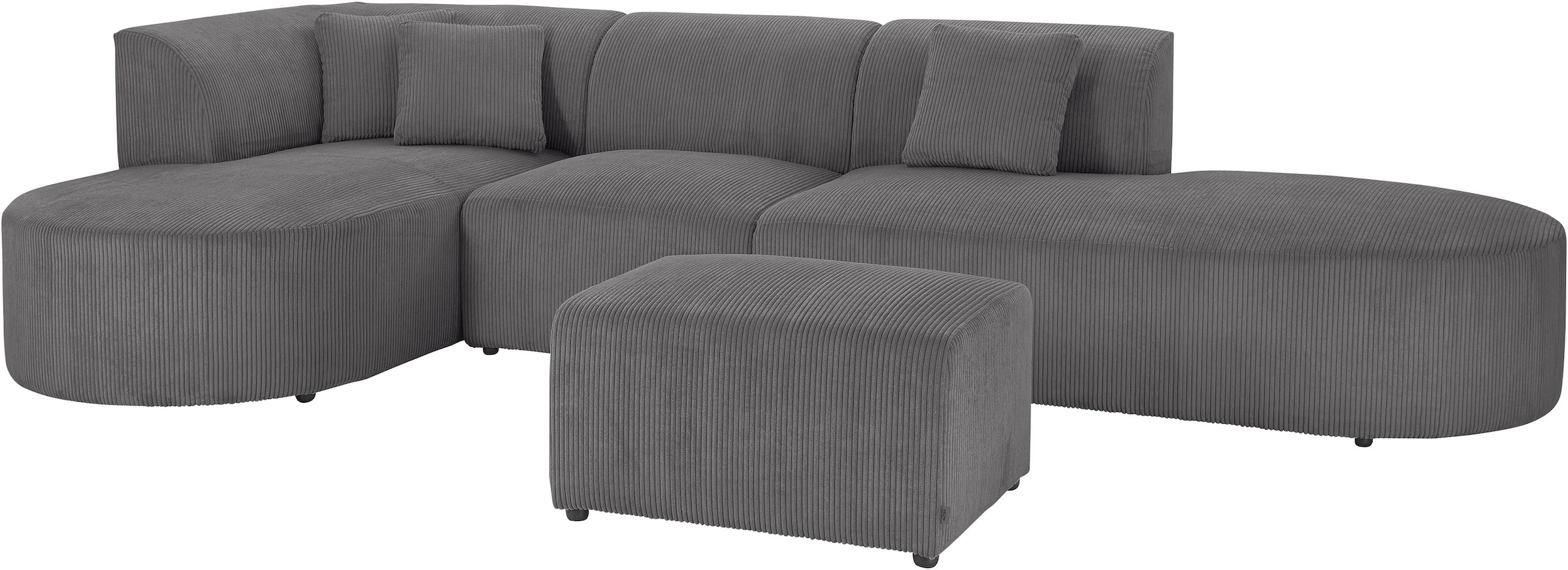 GOODproduct Canapé d'angle »Alesund L-Form« composé de modules, vendus aussi séparément, reliés entre eux