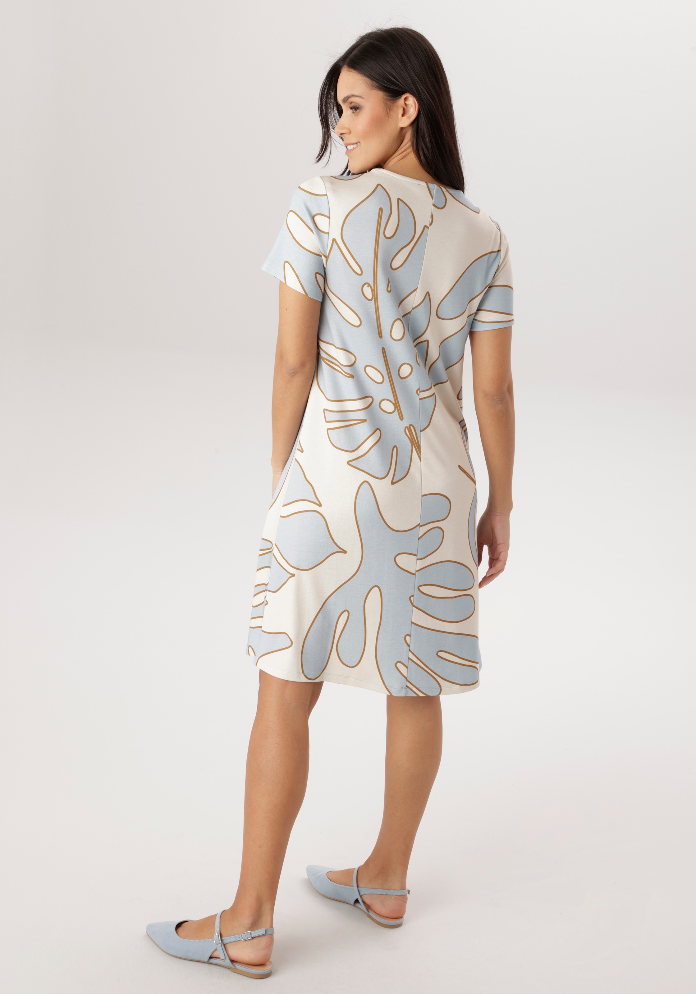 Aniston SELECTED Robe en jersey in leichter A-Linien-Form - NEUE KOLLEKTION