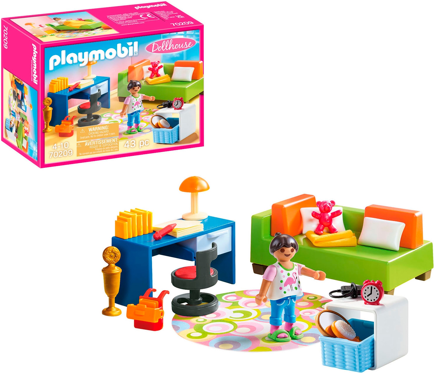 Playmobil® Jeu de construction »Jugendzimmer (70209), Dollhouse« Made in Germany