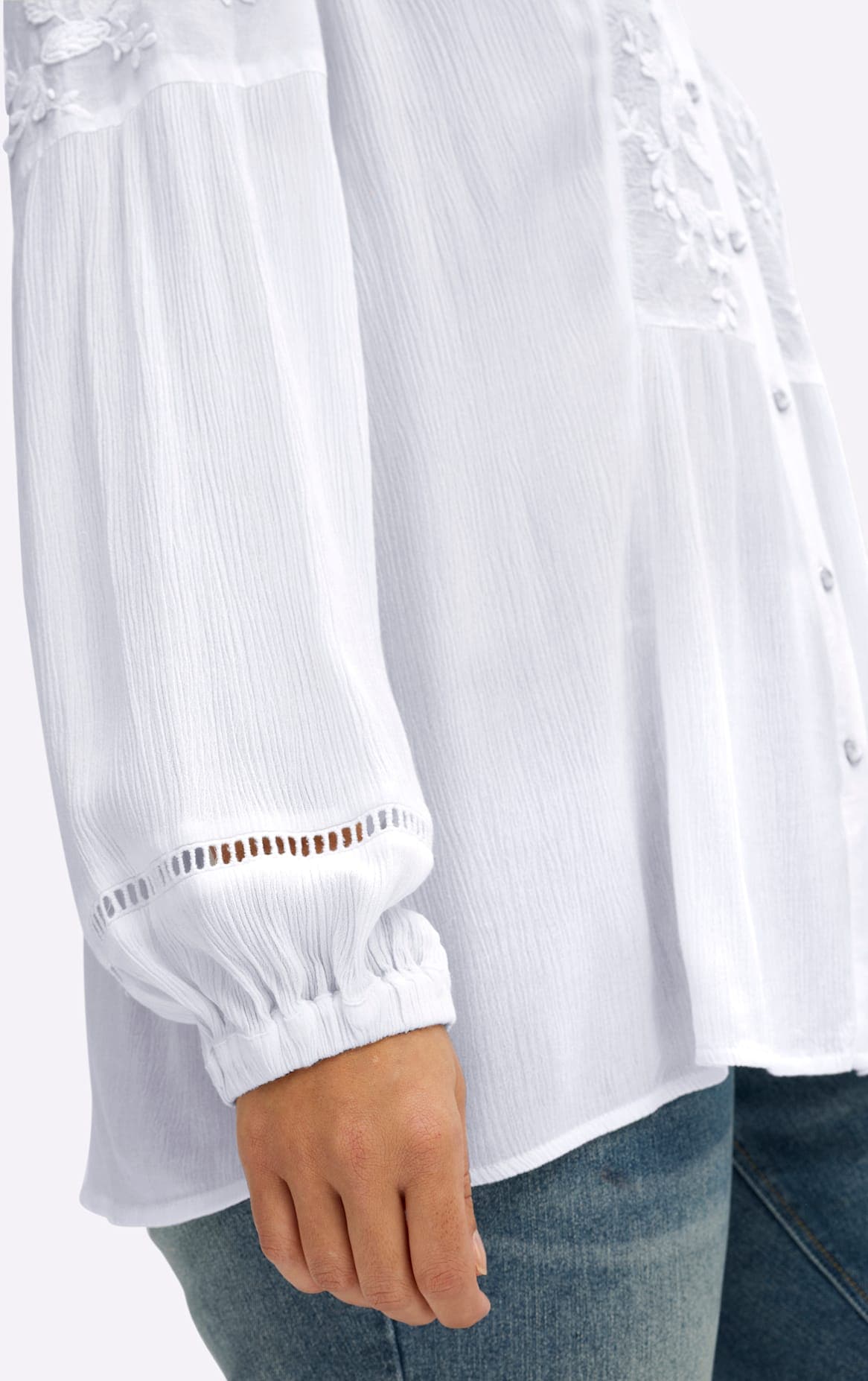 sheego by Joe Browns Blouse à manches longues