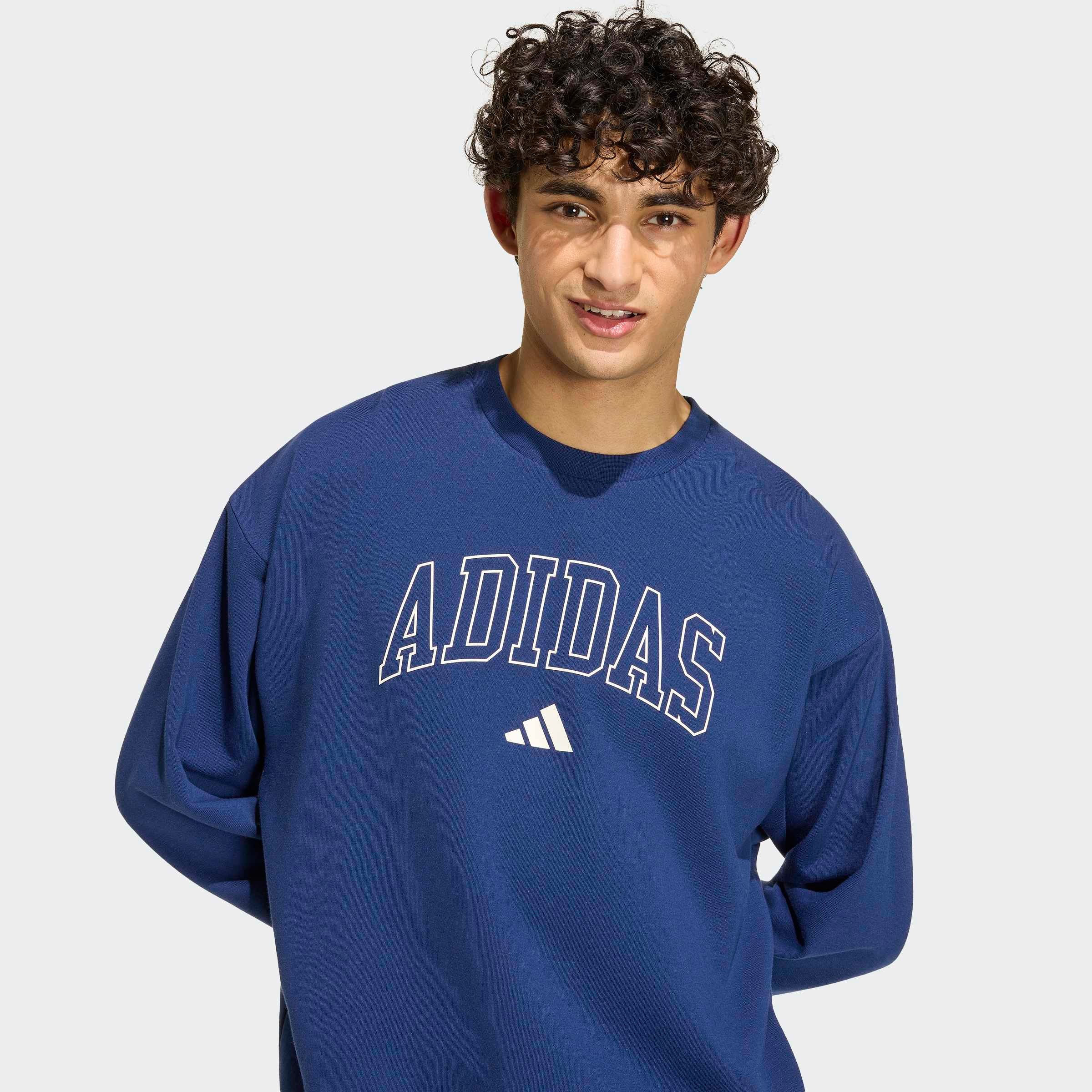 adidas Sportswear Sweatshirt »SEASONAL ESSENTIALS COLLEGIATE FRENCH TERRY CREW«
