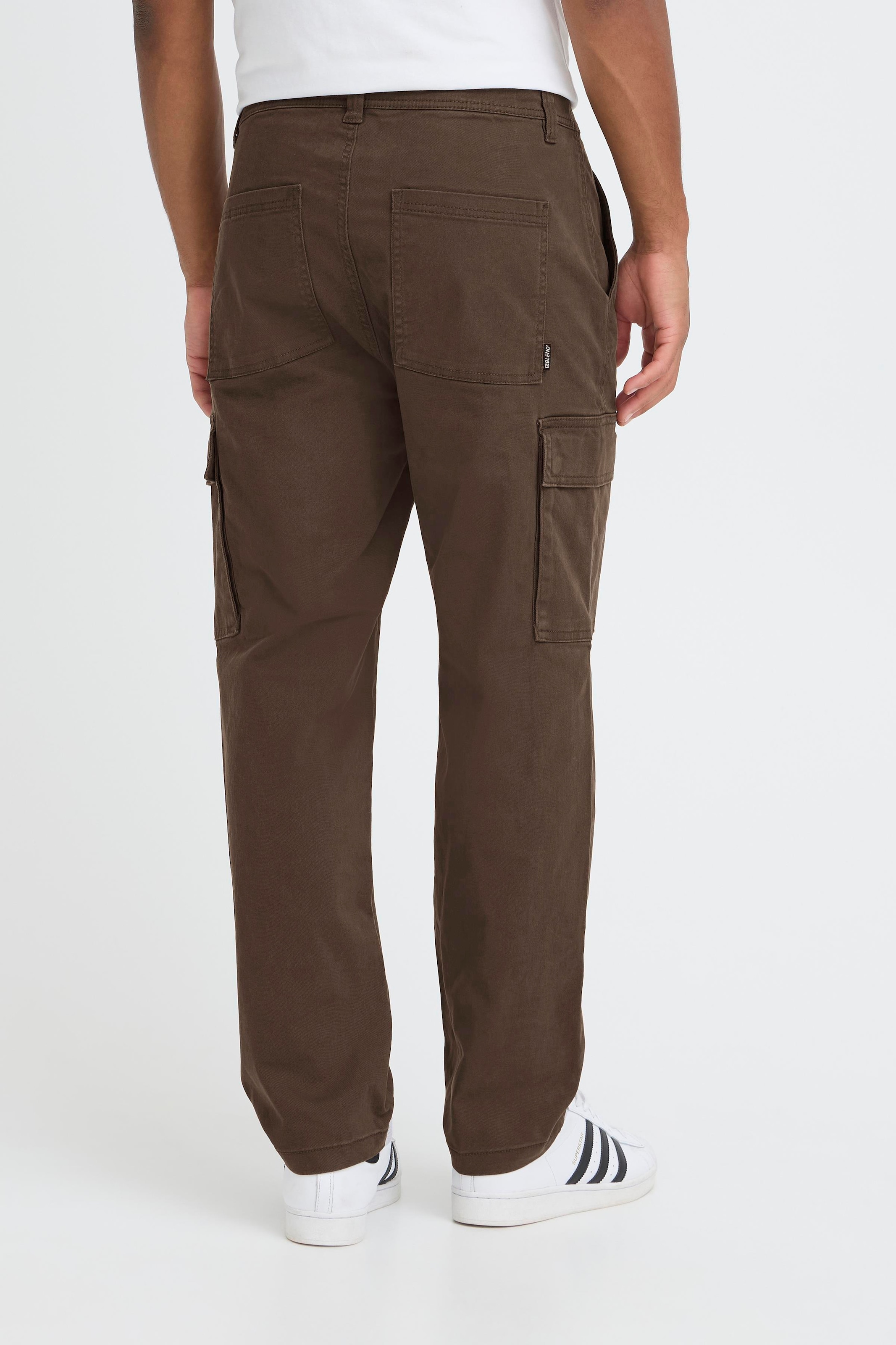 Blend Pantalon cargo »BHNATAN CARGO«  en mélange de coton, coupe ample, coupe longueur cheville