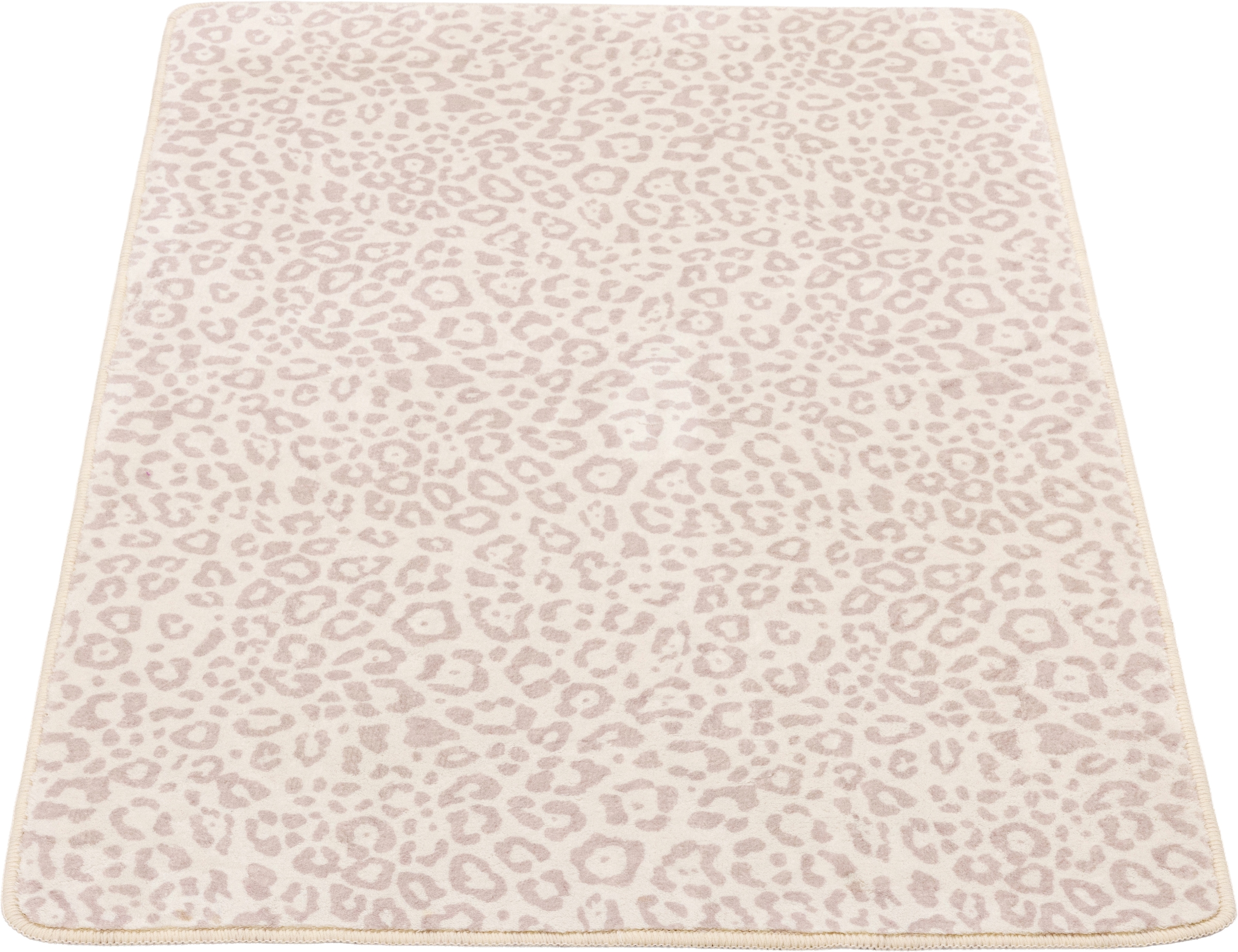 Gino Falcone Tapis de bain »Aquata GF-171, Badvorleger, Badezimmer Teppich« Höhe 7 mm revêtement antidérapant compatible chauffage au sol Tapis de salle de bain, imprimé, motif léopard, rectangulaire