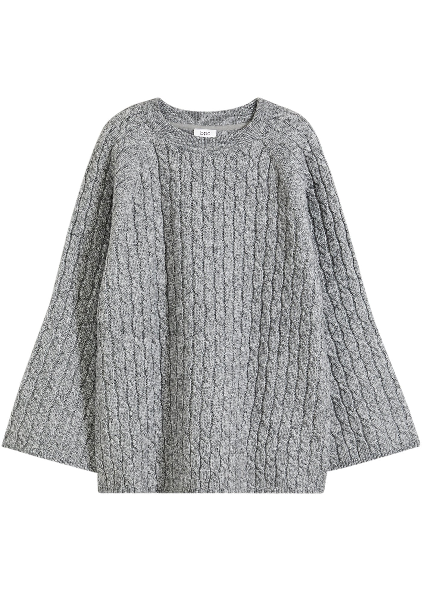 bonprix Strickpullover »Oversize-Pullover mit Zopfmuster« mit Zopfmuster