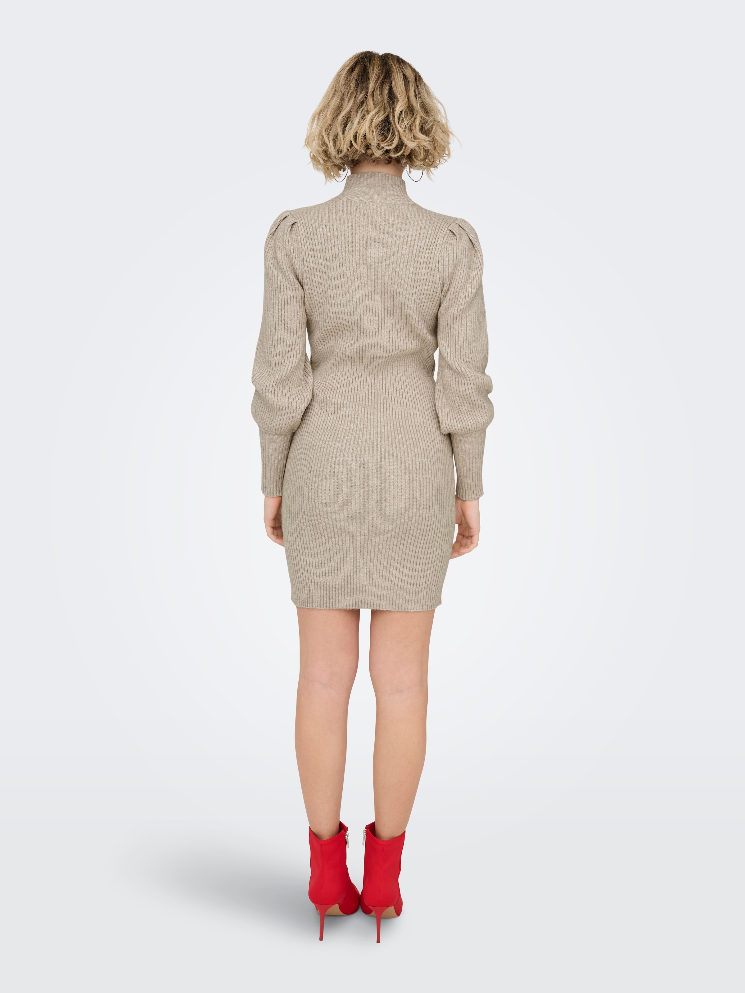 ONLY Robe en tricot »ONLKATIA L/S DRESS KNT NOOS« mélange de viscose