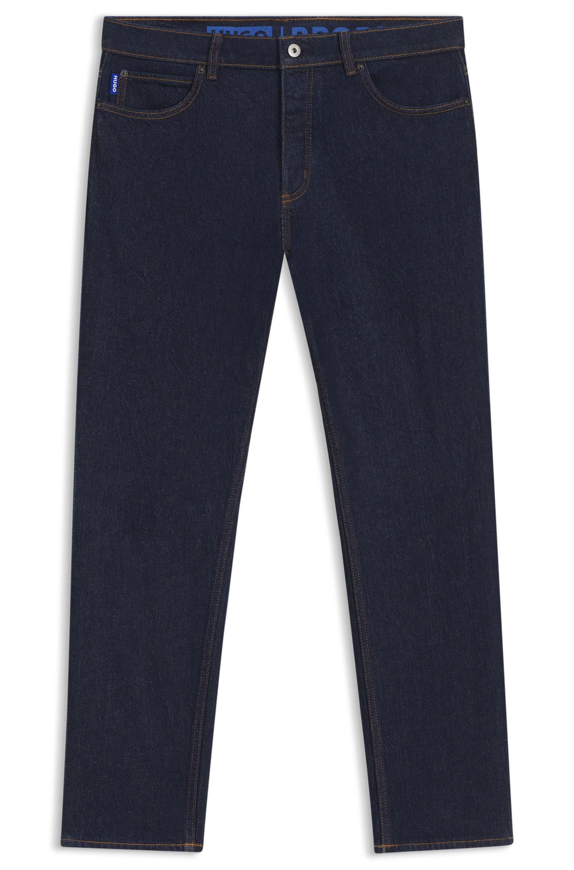 HUGO Blue Jeans taille basse »Brody« mit Stone-washed-Finish