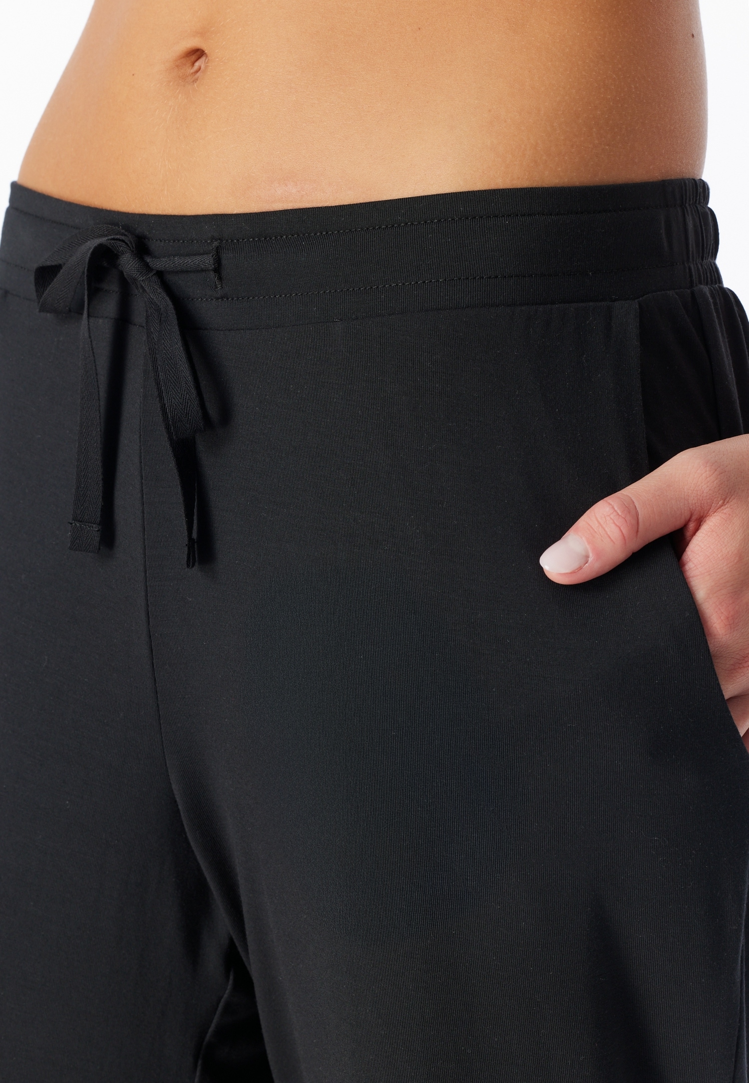Schiesser Pyjamahose »Mix + Relax«  weicher Single-Jersey, Gummizug, Bindeband