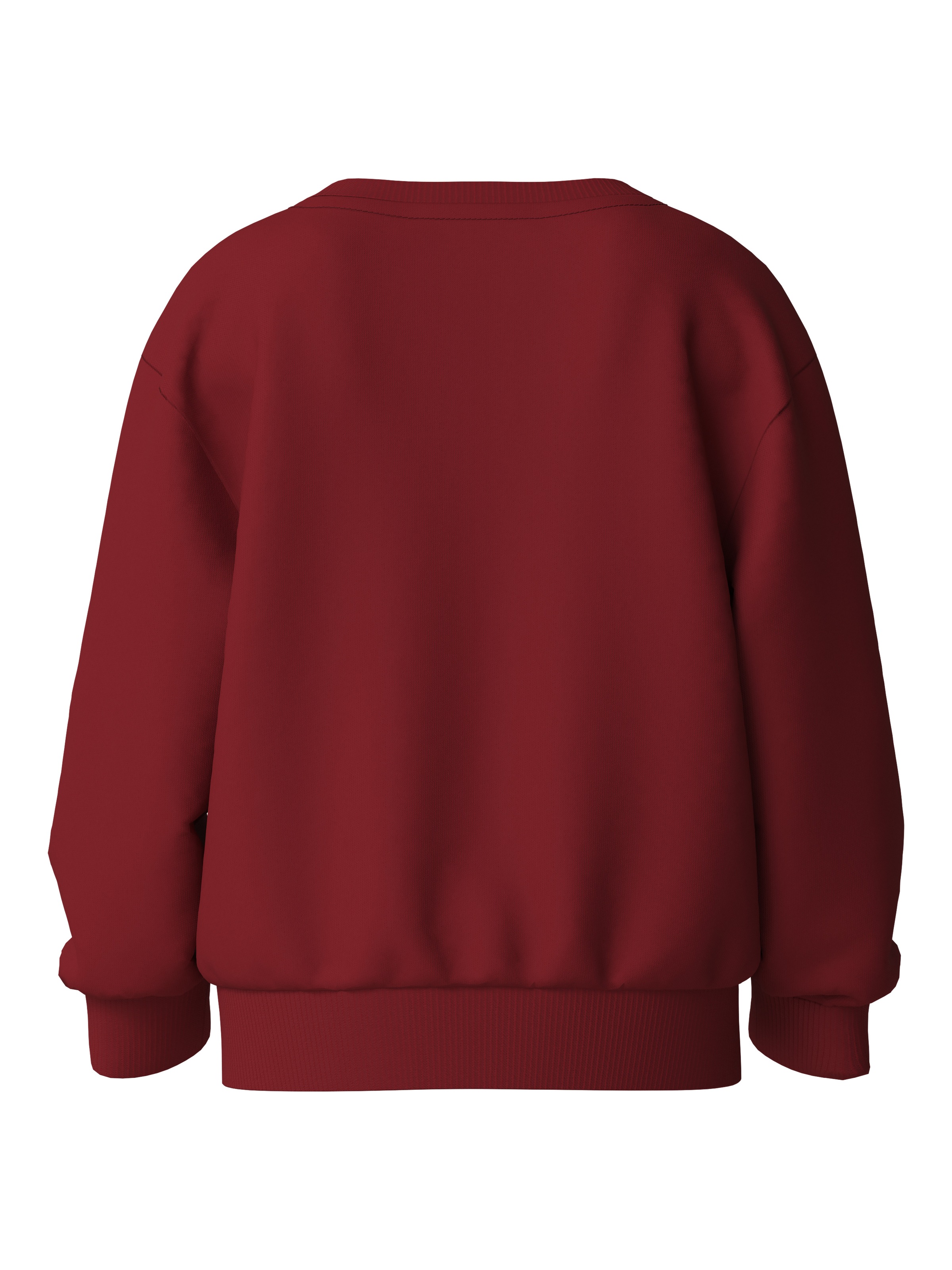 Name It Sweatshirt »NMFVERTRUD LS NREG SWEAT BRU«, Weihnachten, Baumwolle, Rehmotiv-Allover-Print
