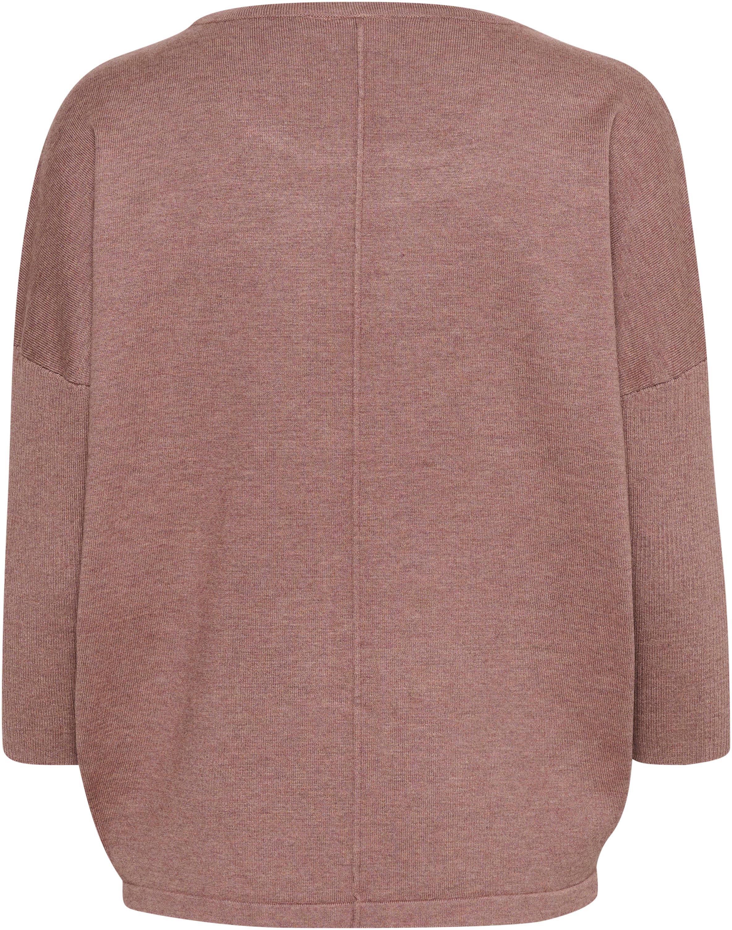 Saint Tropez Pull à col rond »A2561, MilaSZ R-Neck« Feinstrick mit Viskose, Casual Fit