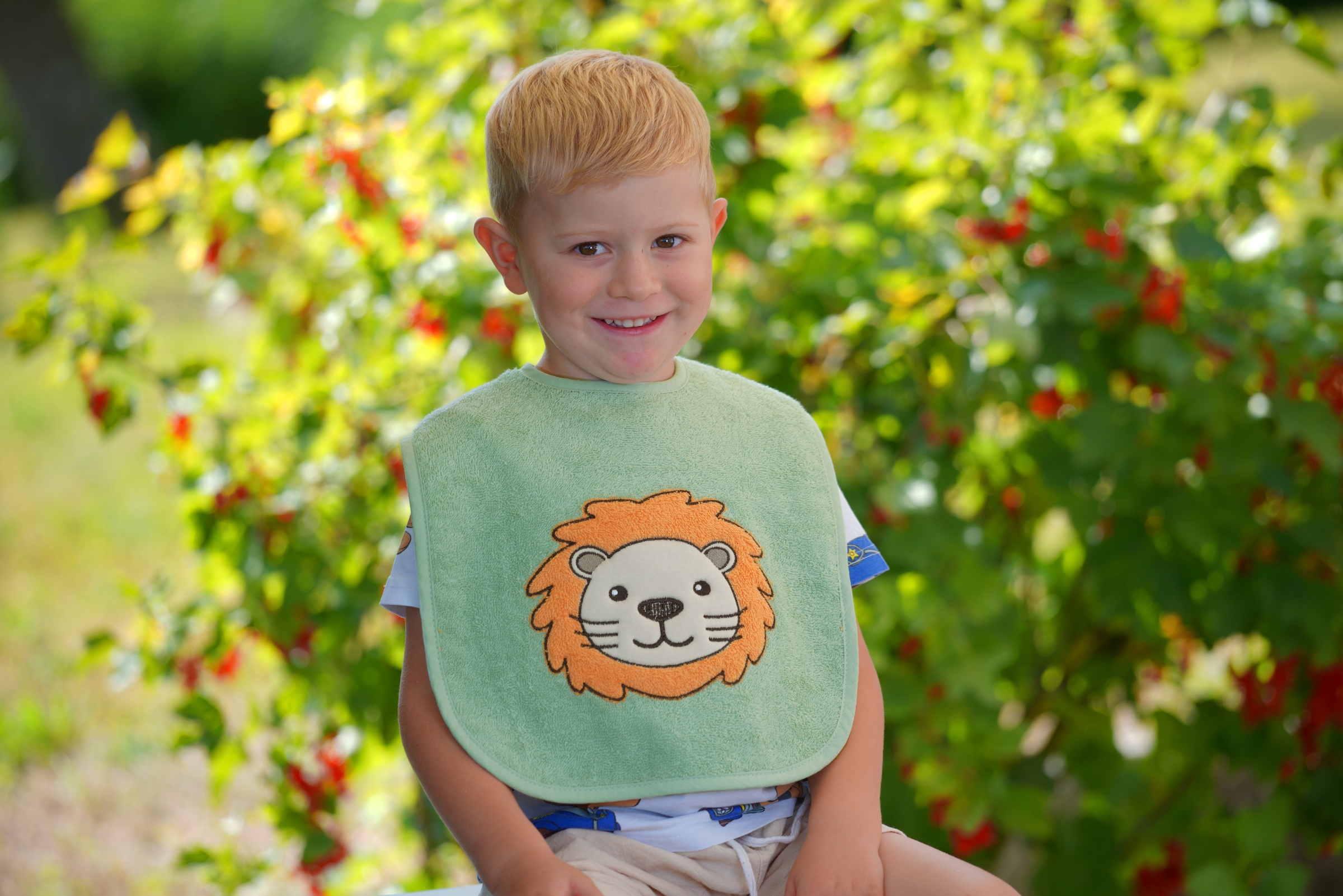 Wörner Lätzchen »löwe helloliv Klettlatz« 1 Stk. tlg. mit Klettverschluss, maschinenwaschbar, trocknergeeignet