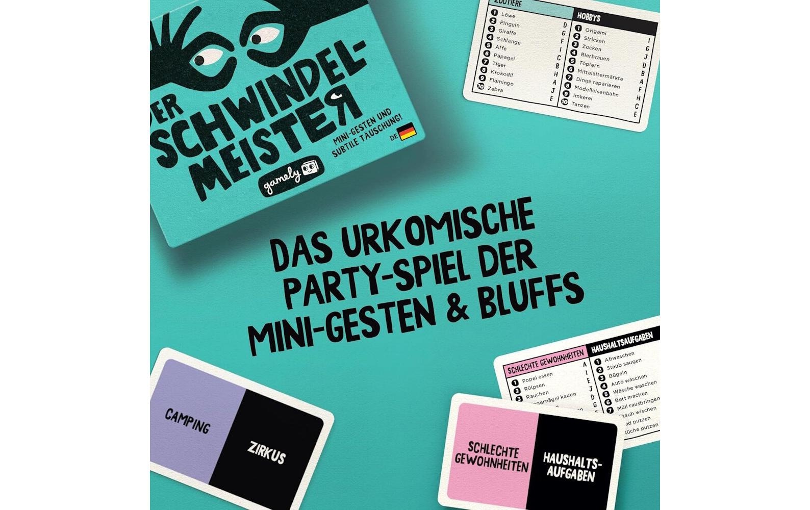   Jeu »gamely Der Schwindel-Meister«