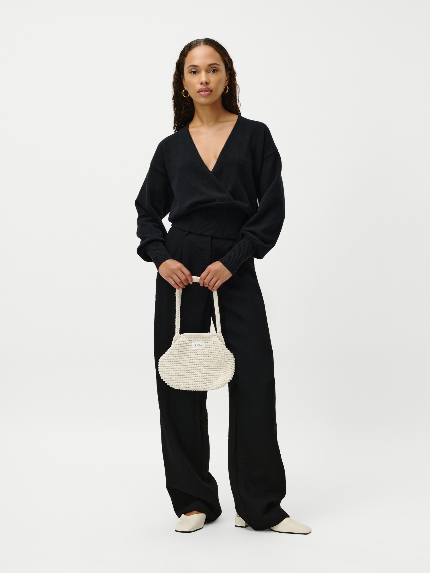 LeGer Sac à main »Perle Bag« in Häkeloptik