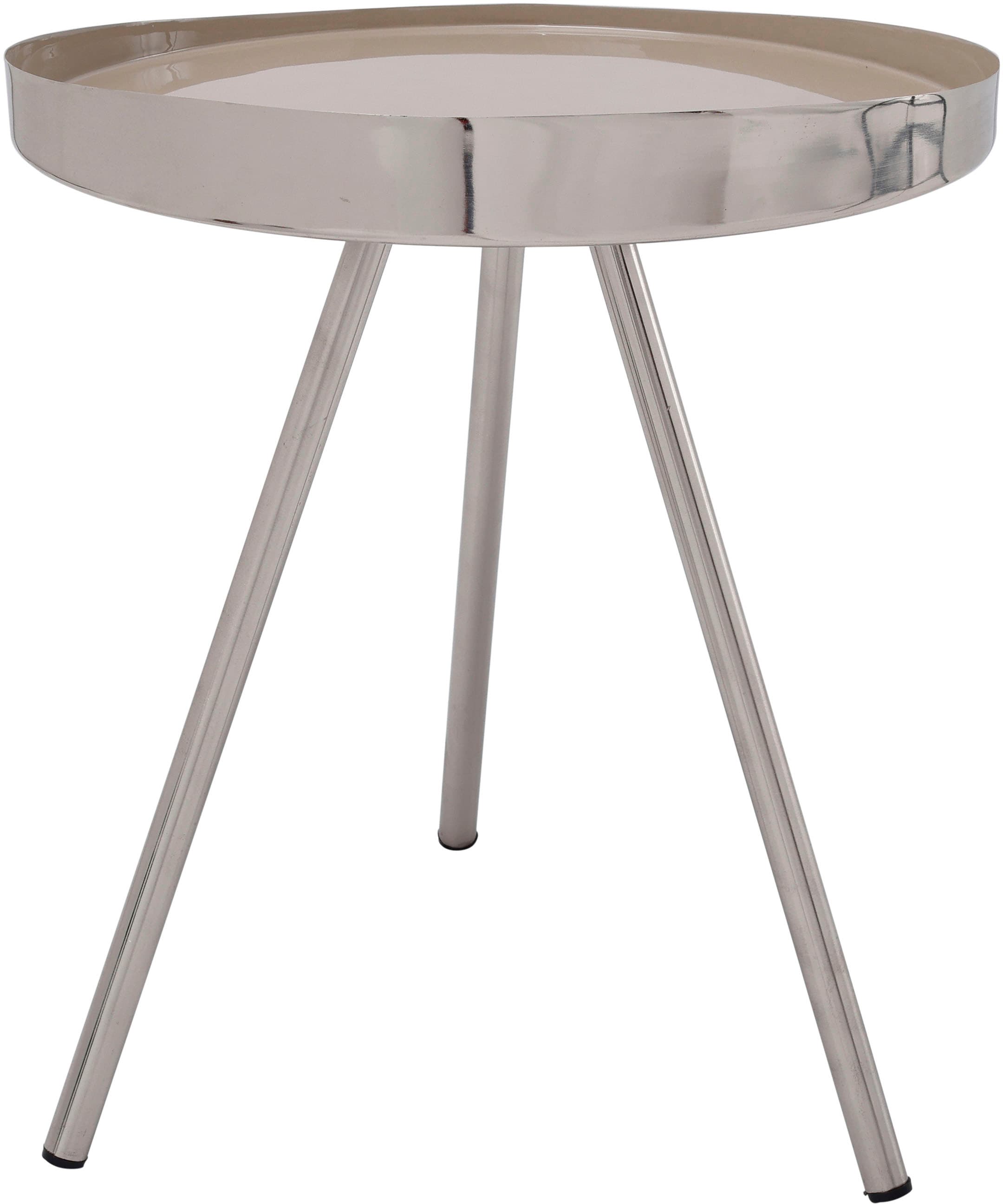 Kayoom Beistelltisch »Morrison, runder Beistelltisch, edler Look« 1 Stk. tlg. Dekorativ, glanzvolle Lackierung, stilvolles Design