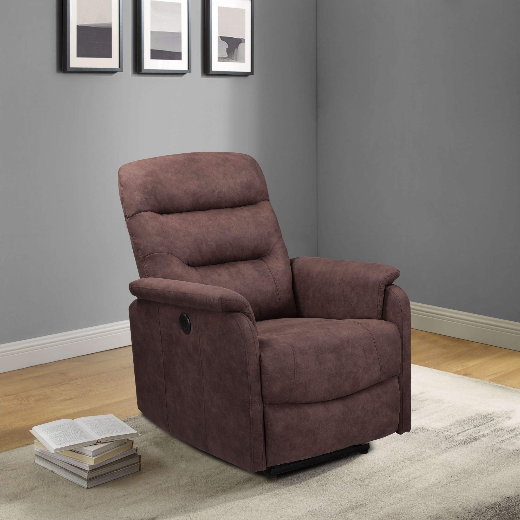 Home affaire Relaxsessel »Coullon, TV-Sessel mit Schlaffunktion,« Relaxfunktion mit USB Anschluss