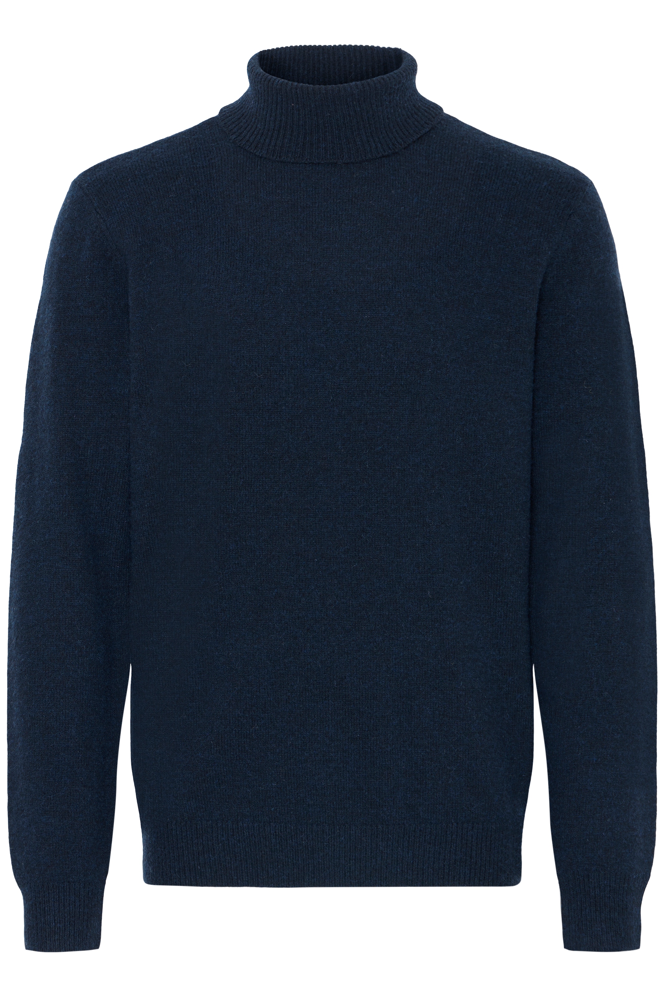 Blend Rollkragenpullover »BHBRANKO ROLL KNIT« mit Markenlabel, aus Wollmischung, Regular Fit, hüftlang