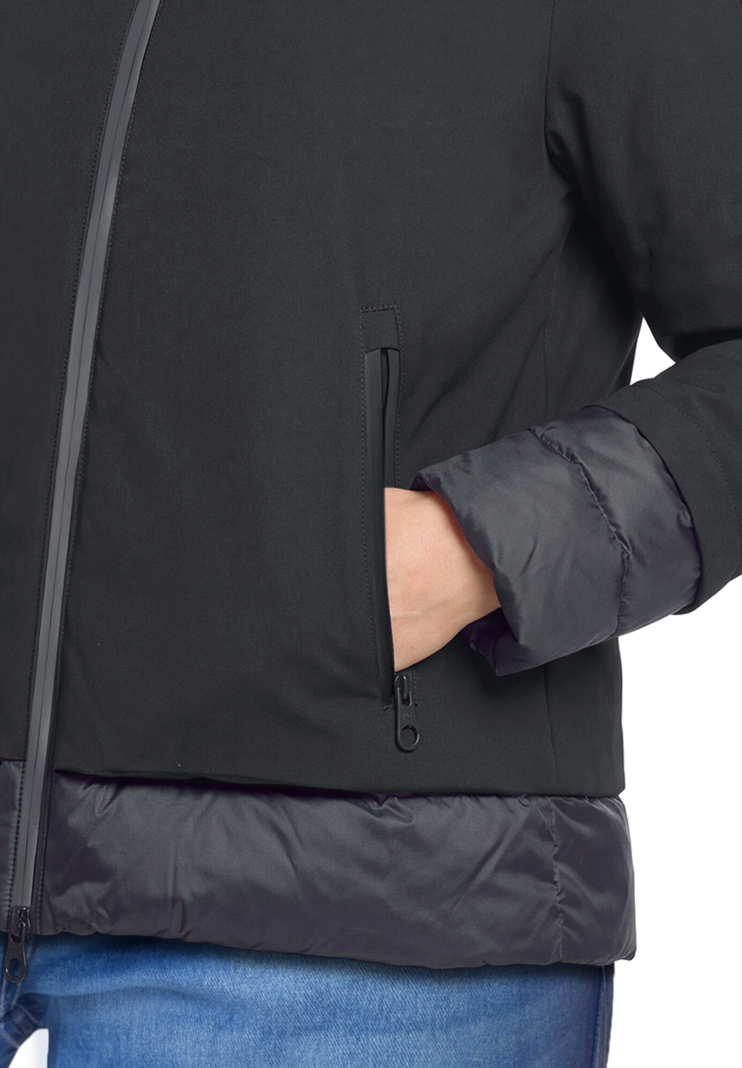 Gil Bret Steppjacke mit Kapuze mit Kapuze und Kordelzug