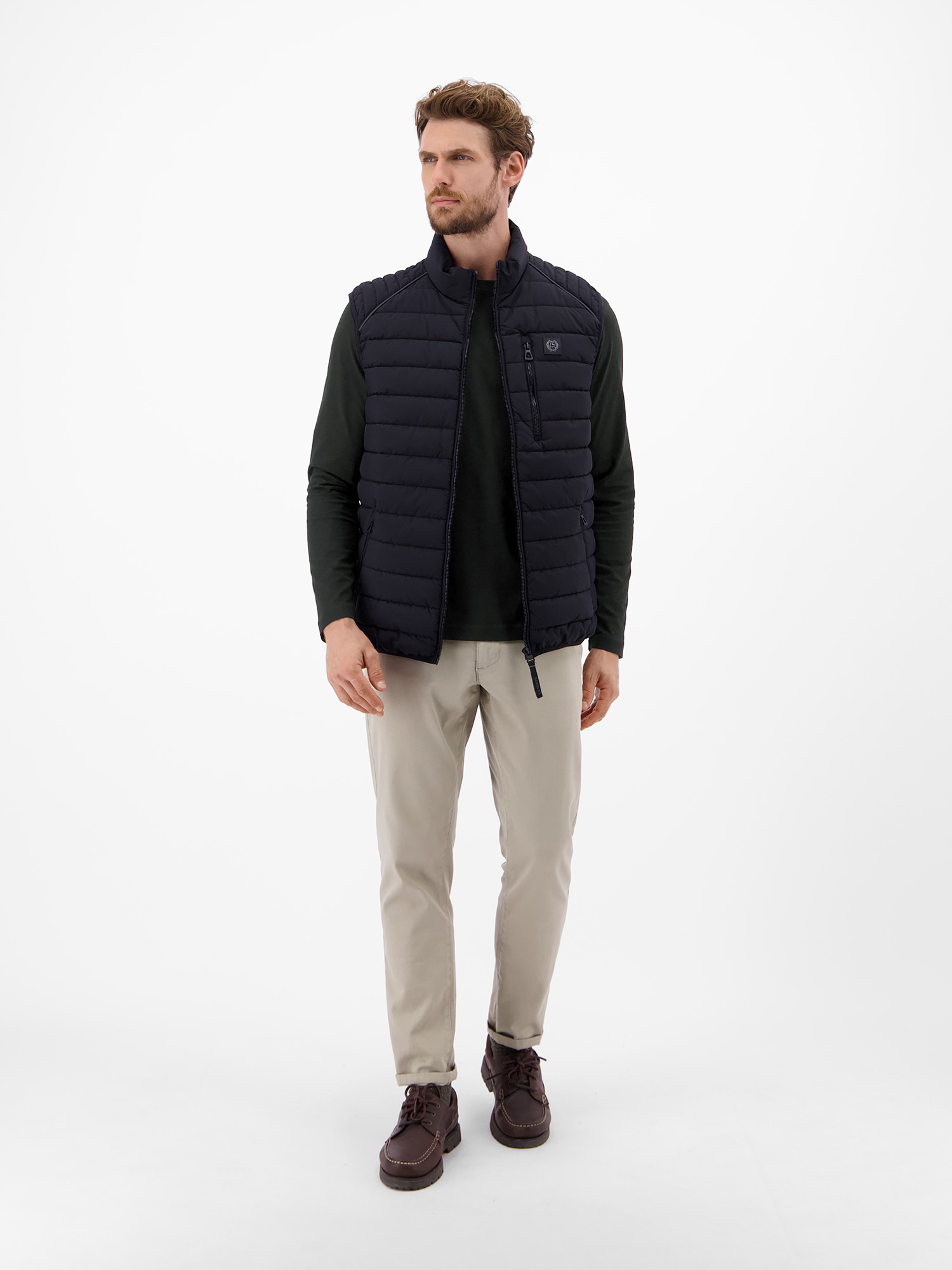 LERROS Longsweatshirt »LERROS Basic-Longsleeve«