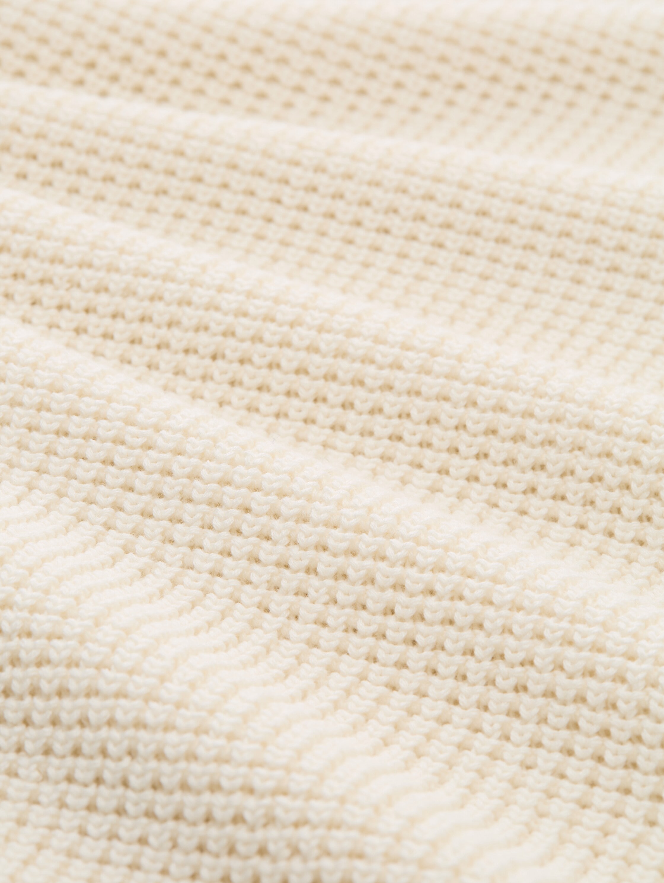 TOM TAILOR Strickpullover mit Polokragen und kurzer Knopfleiste