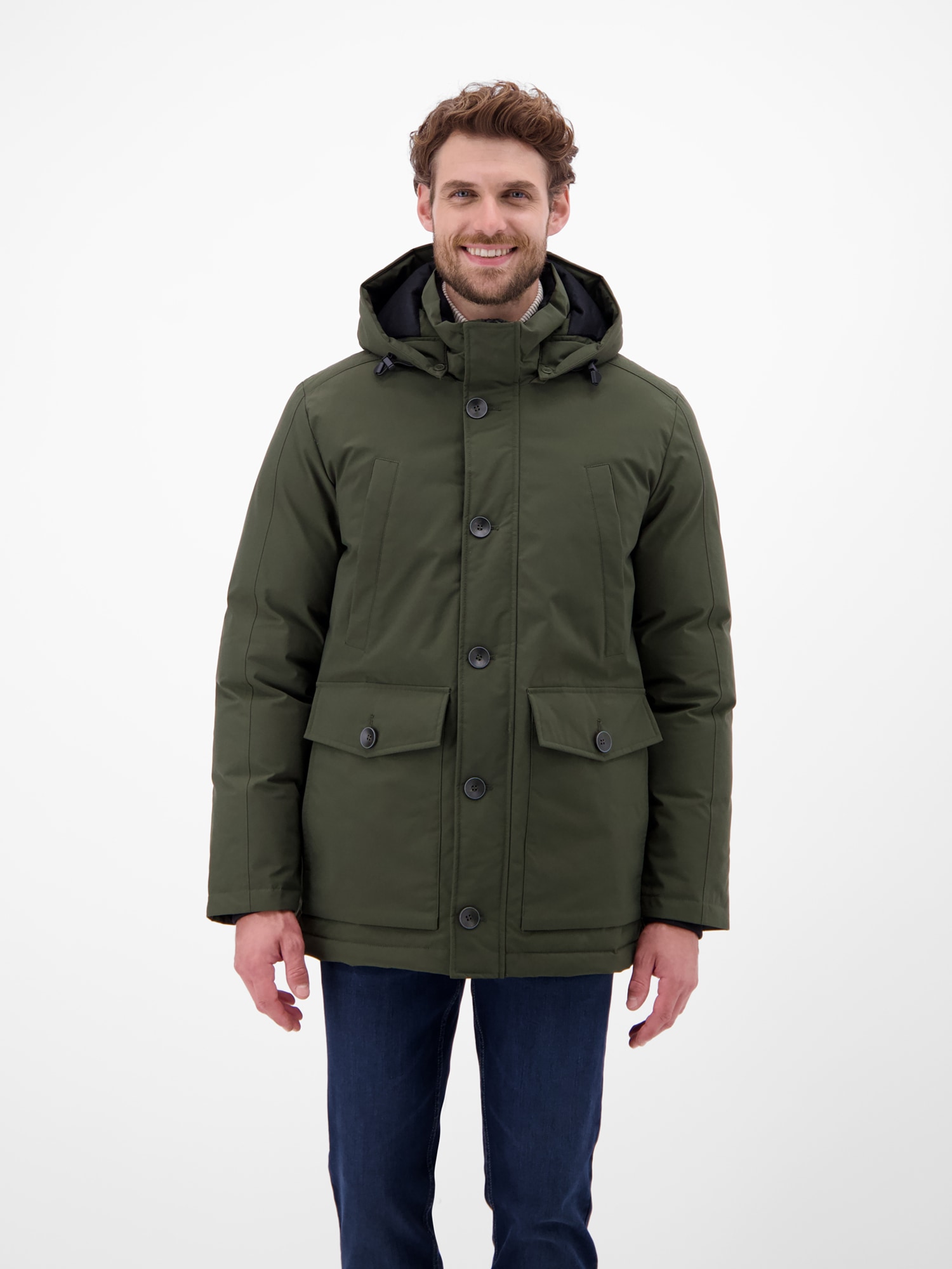 LERROS Wintermantel »Herren Wintermantel mit Kapuze«