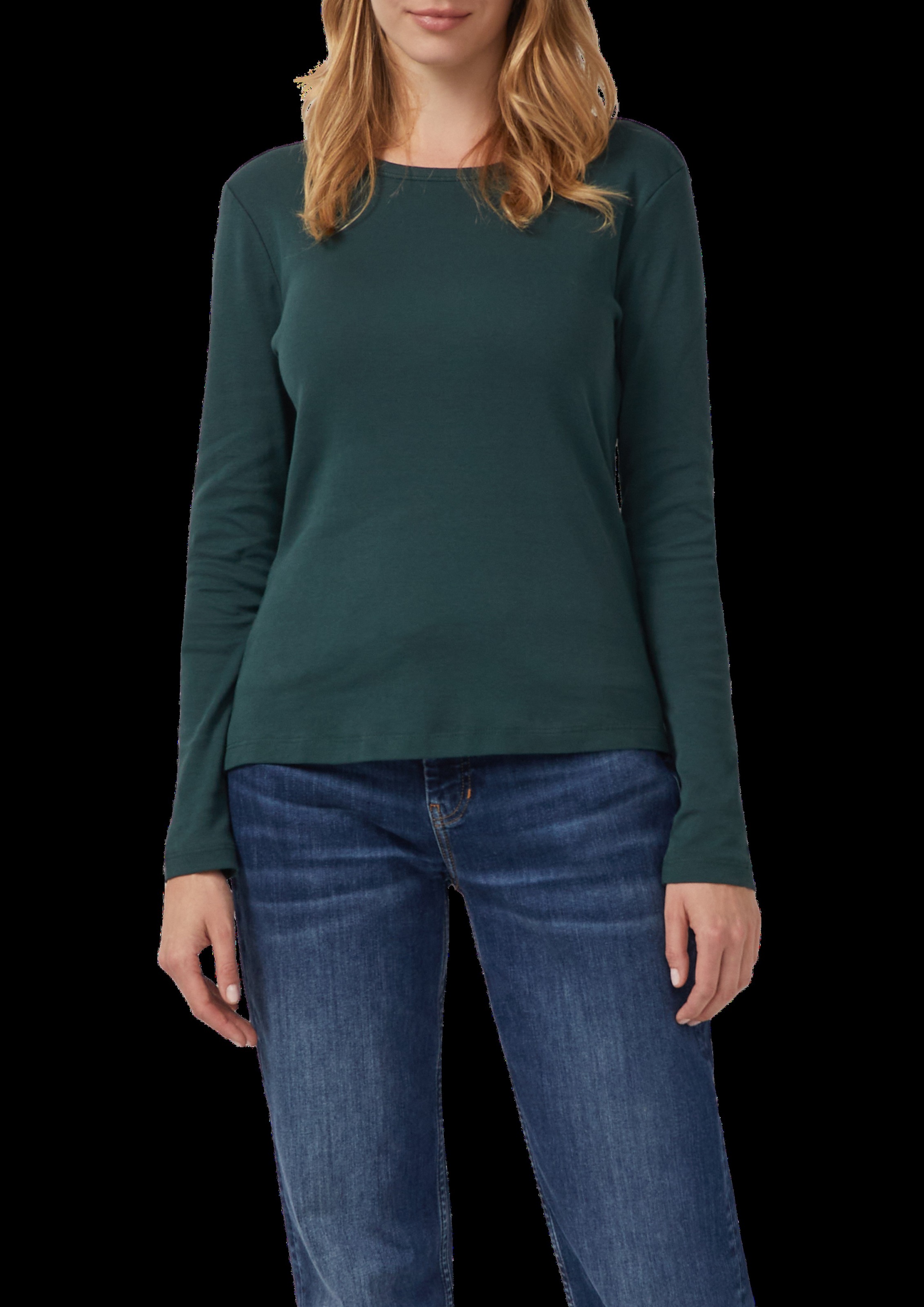 s.Oliver Langarmshirt , mit U-Boot-Ausschnitt
