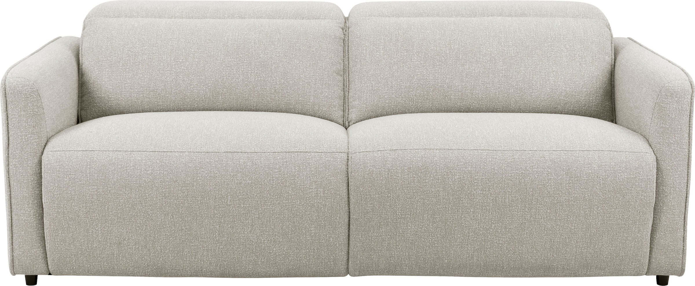 GOODproduct 2-Sitzer »KYLLY, XXL (208 cm) elektrische Relax- und Liegefunktion in 2 Sitzen« Mega-Sofa, Kopfteilverstellung, USB A/ C, Federkern, Feinstruktur