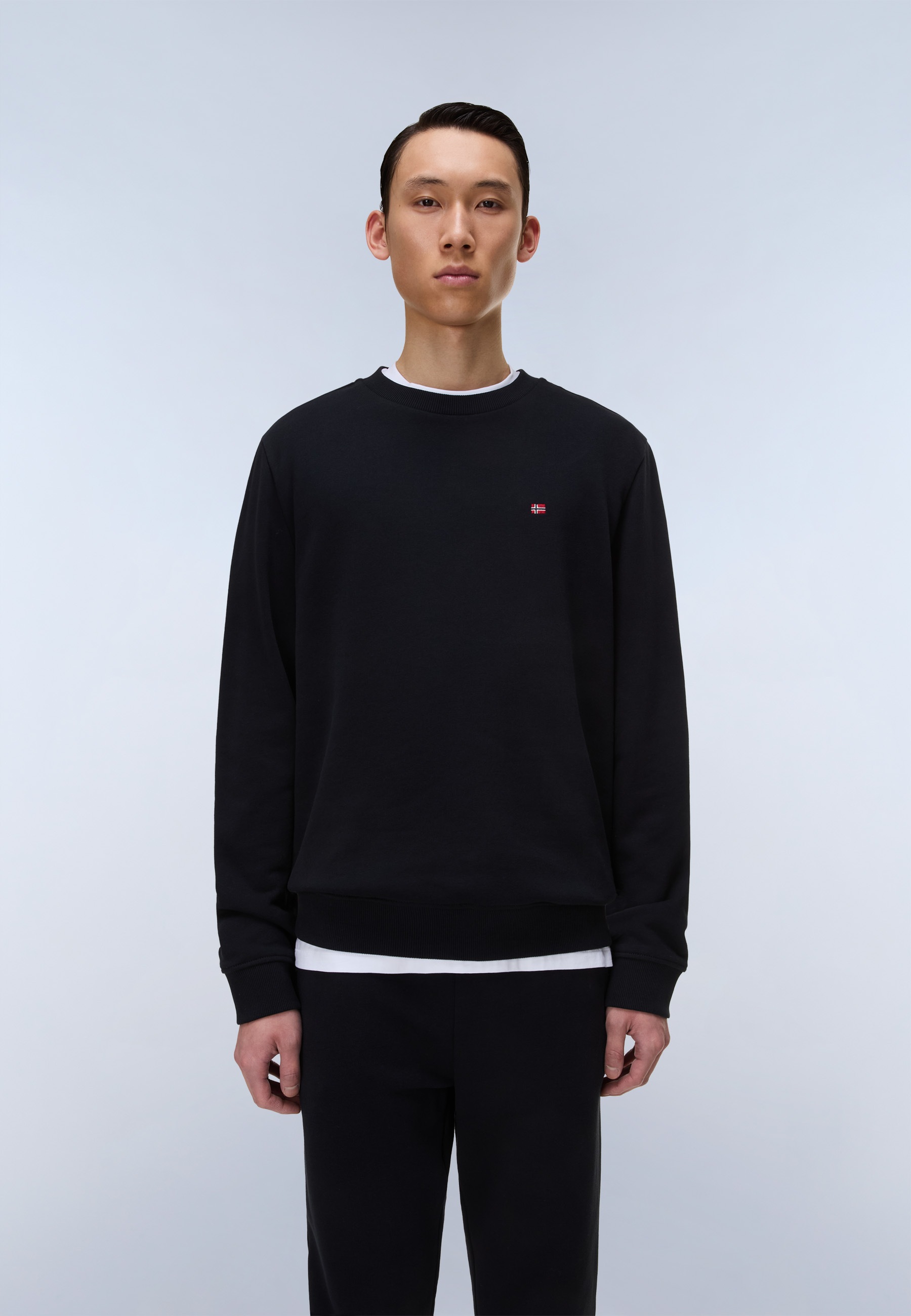 Napapijri Kapuzensweatshirt , mit Langarm-Design, aus Baumwolle
