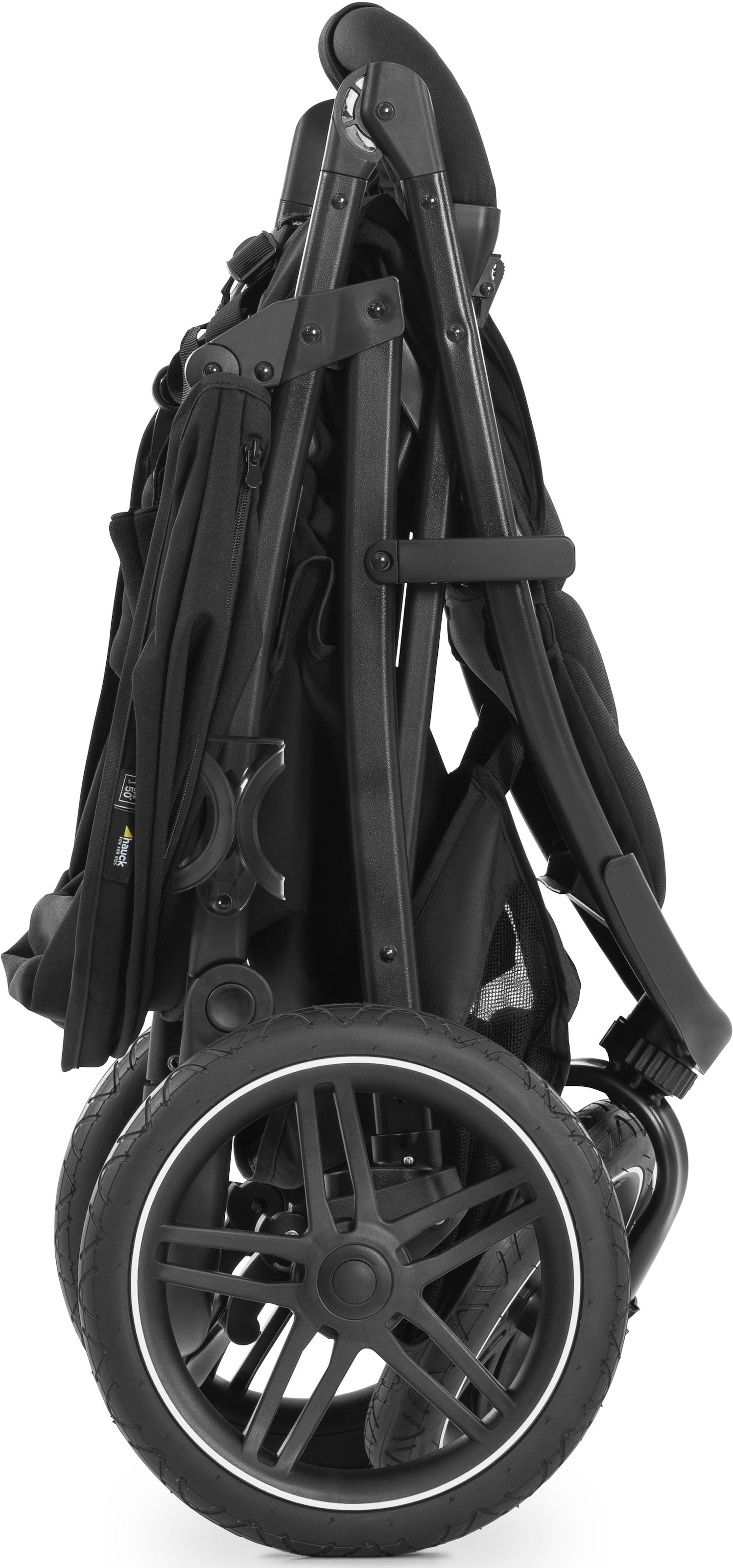 Hauck Dreirad-Kinderwagen »Rapid 3R, black« 22 kg mit schwenk- und feststellbarem Vorderrad