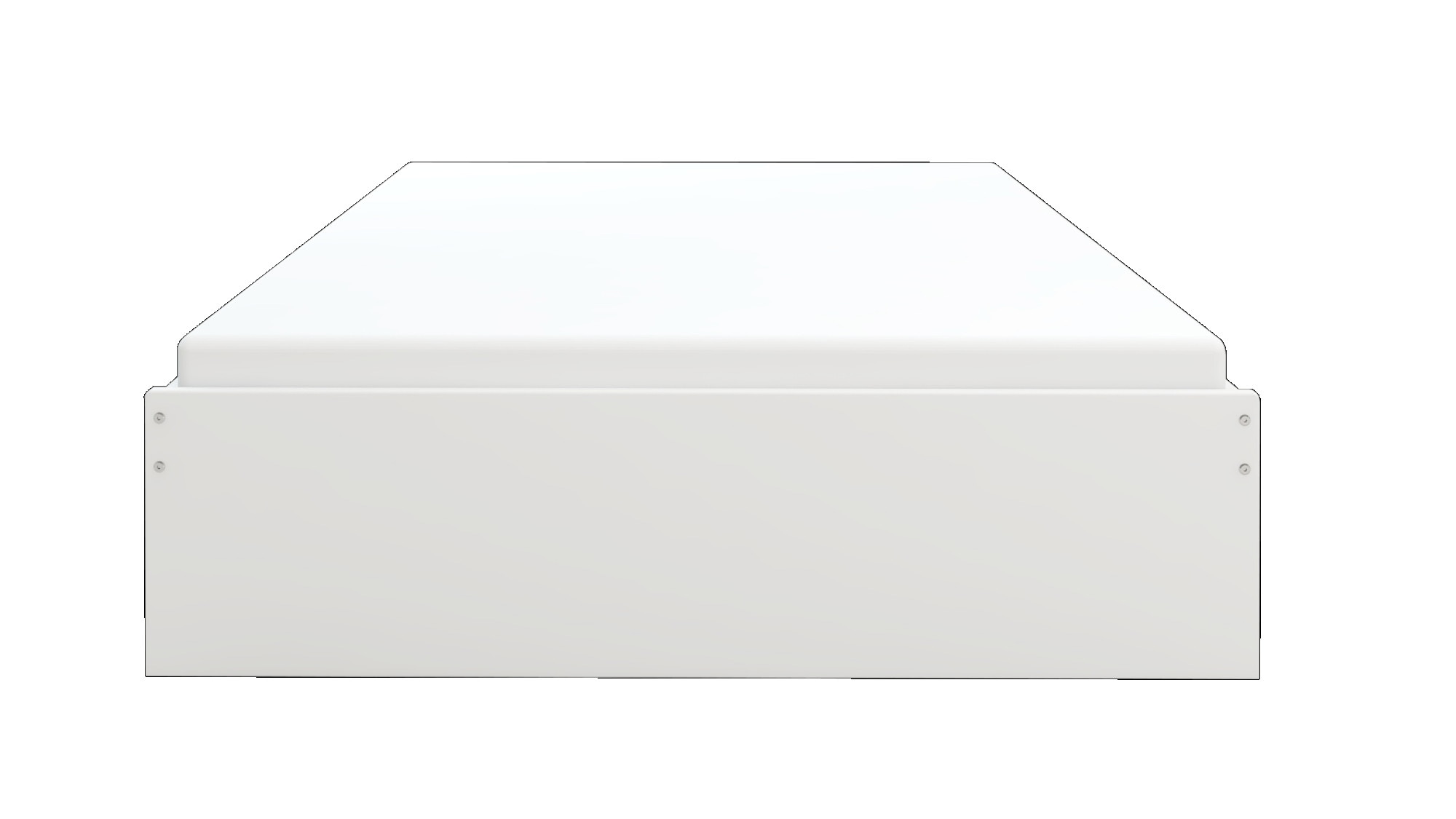 GOODproduct Bett »Magdala, Futonbett, schlichtes Design, Top Qualität« Breite/ Belastbarkeit: 120cm/200 KG, 90cm/ 100KG,  aus robustem MDF, Breite Liegefläche 140 cm, Bettkasten optional