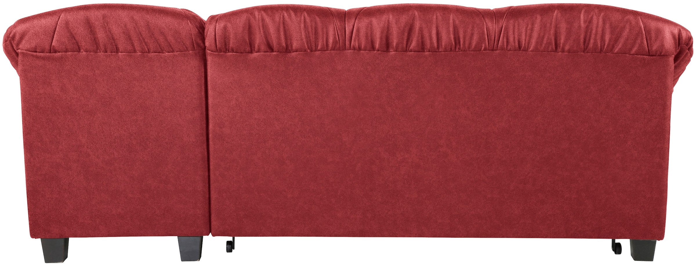 Home affaire Ecksofa »Camelita, Landhaus Sofa, 2 Varianten: Recamiere- oder Ottomane, L-Form« wahlweise mit Bettfunktion