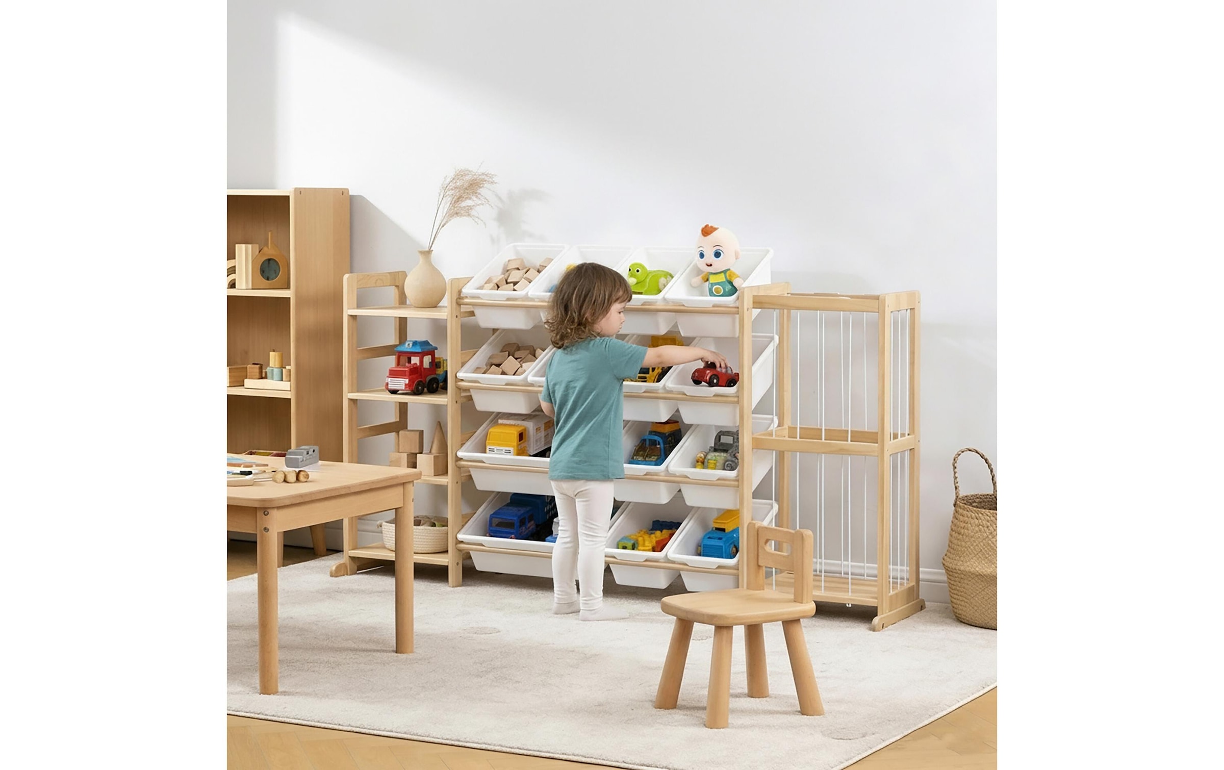 relaxdays Étagère pour enfants