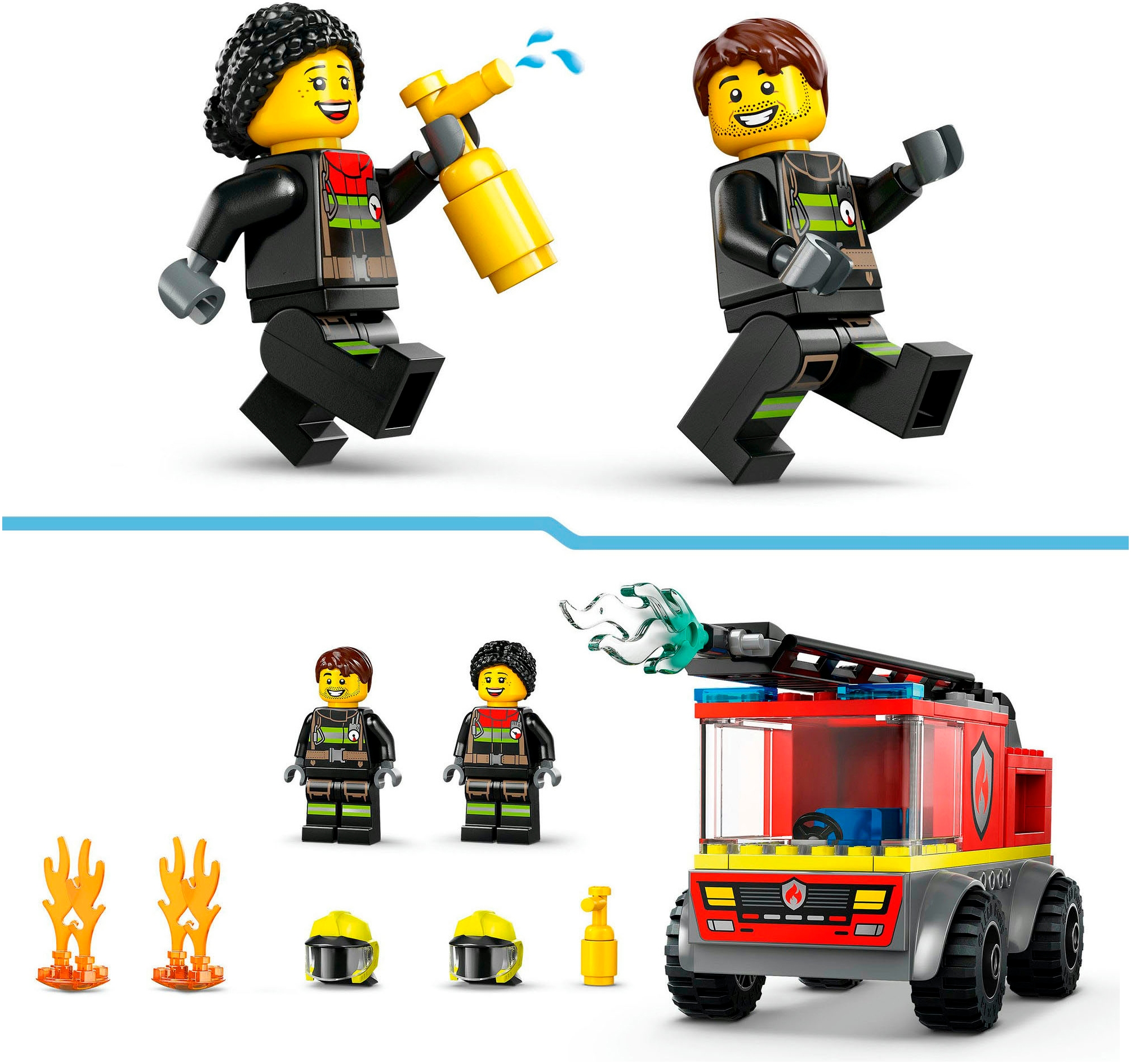LEGO® Pions de construction »Feuerwehrleiterfahrzeug (60463), LEGO City« Made in Europe