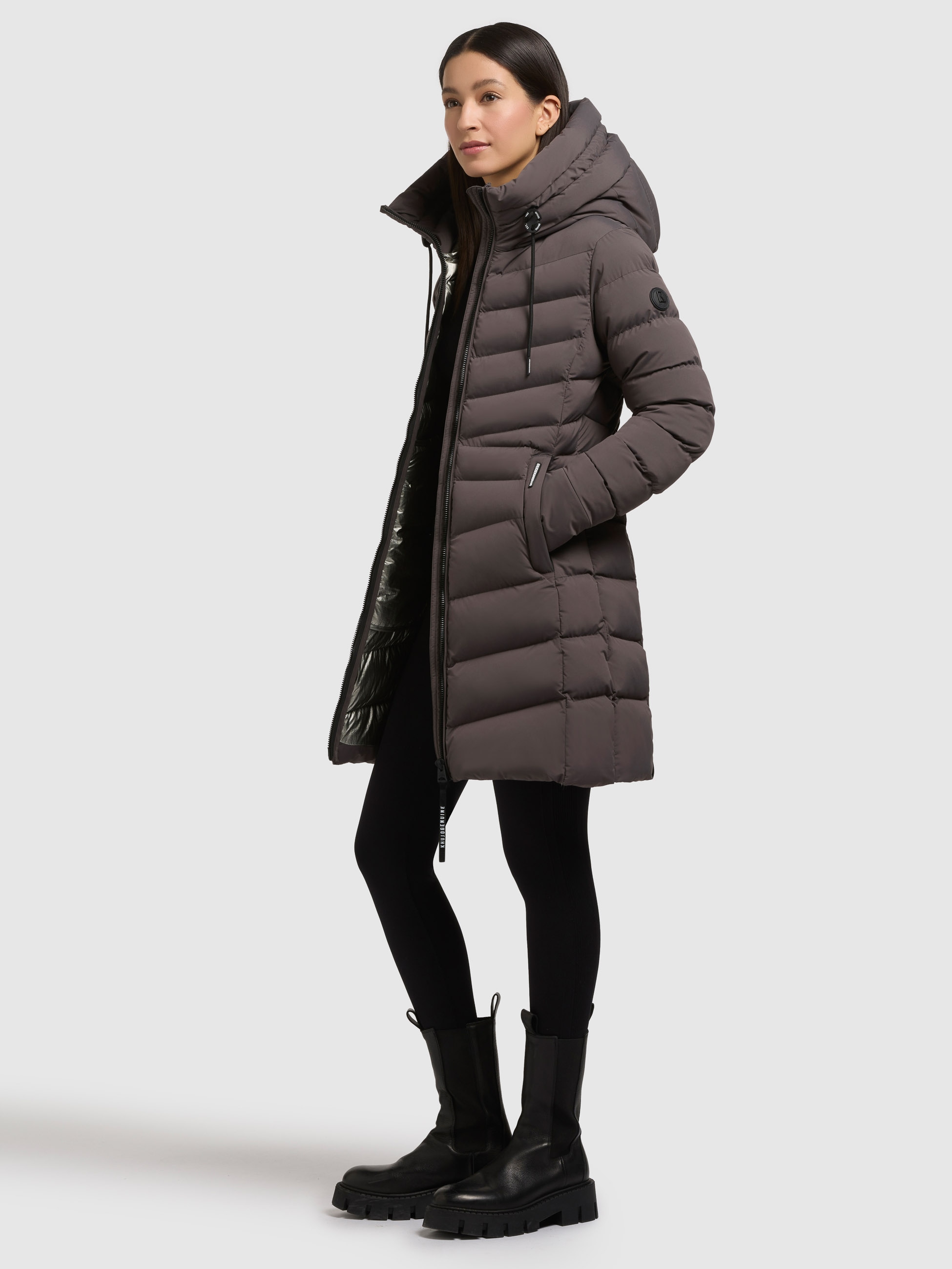 khujo Steppmantel »TUHANI5« mattes Obermaterial