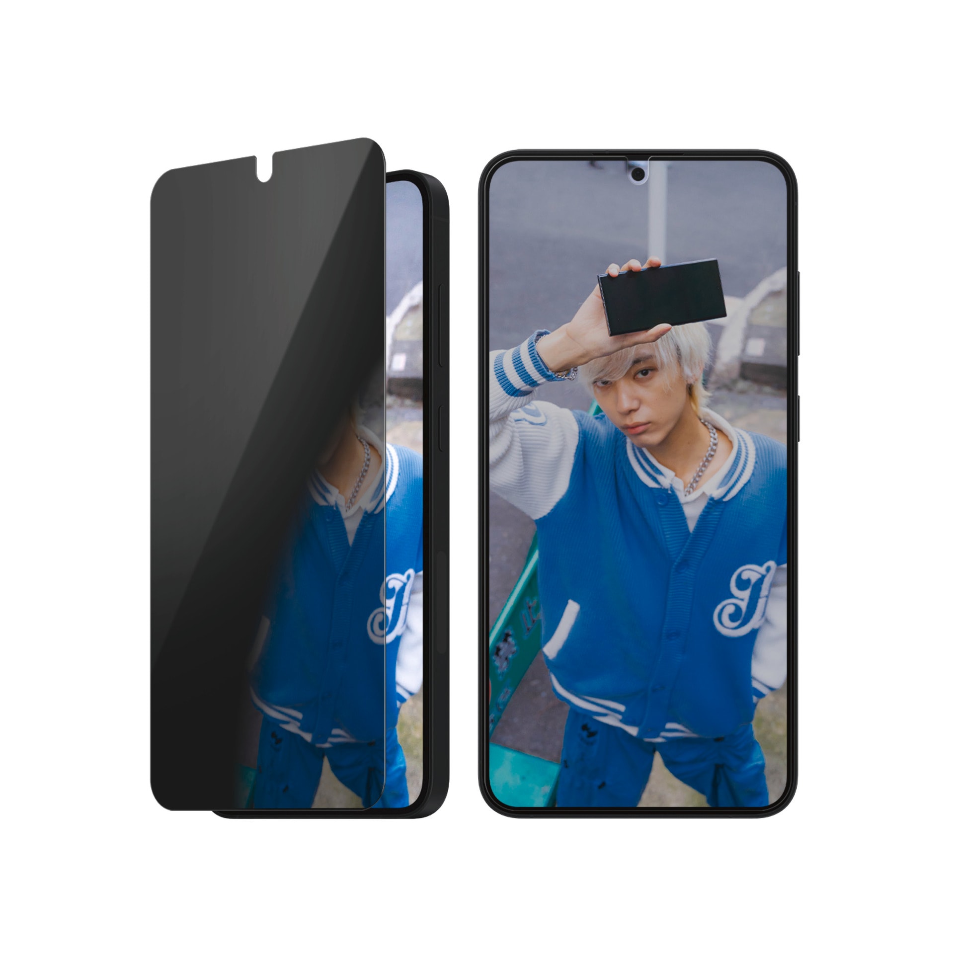 PanzerGlass Displayschutzglas »Ultra-Wide Fit Privacy Screen Protection« für Samsung Galaxy S25+ Blickschutz, Schutzfolie, Bildschirmschutz, kratz- & stossfest