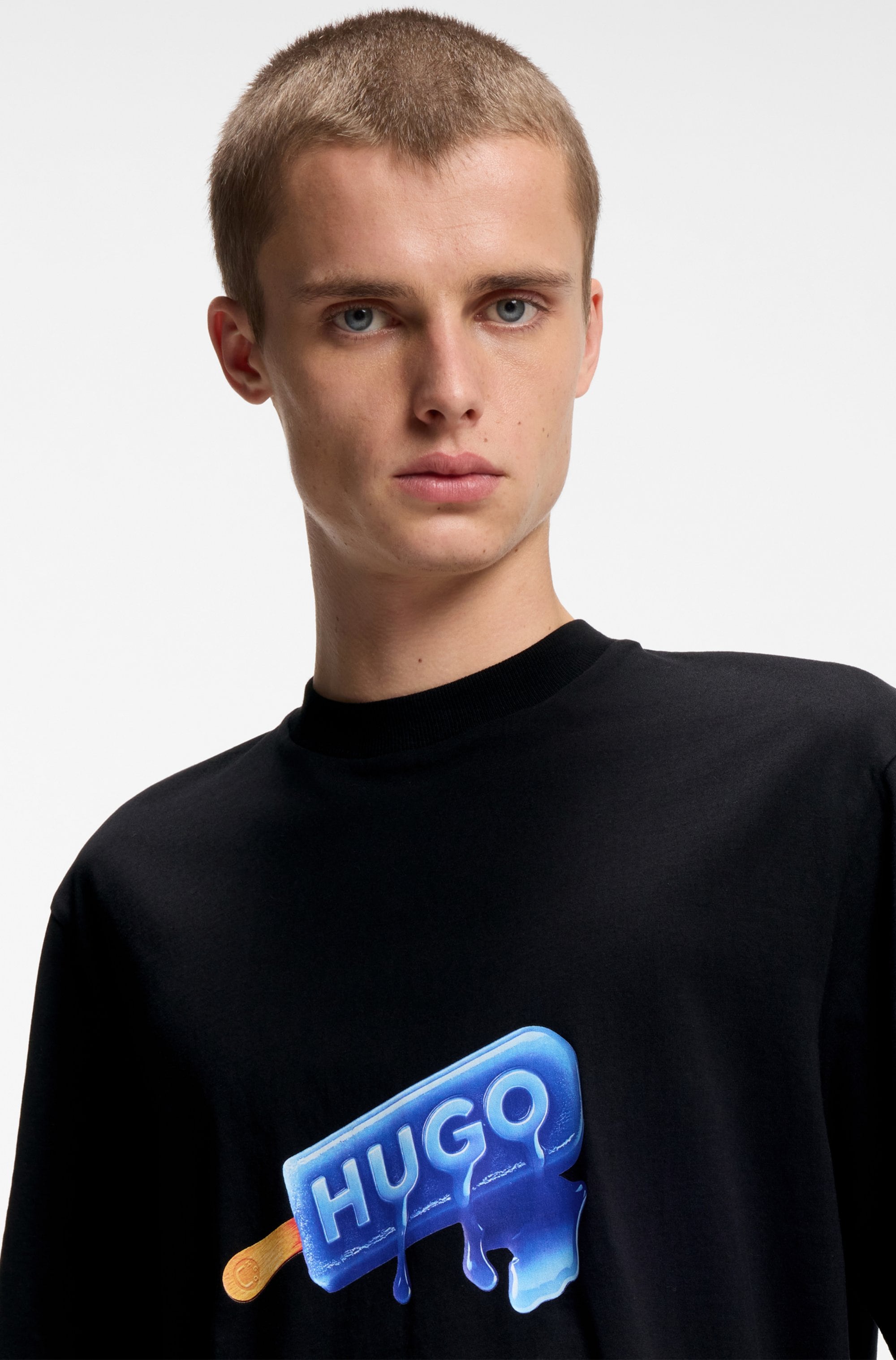 HUGO T-Shirt »Noglasy« mit Rundhals, regular fit