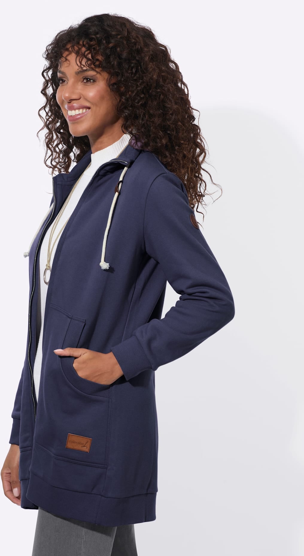 Casual Looks Veste chemise »Sweatshirtjacke« 1