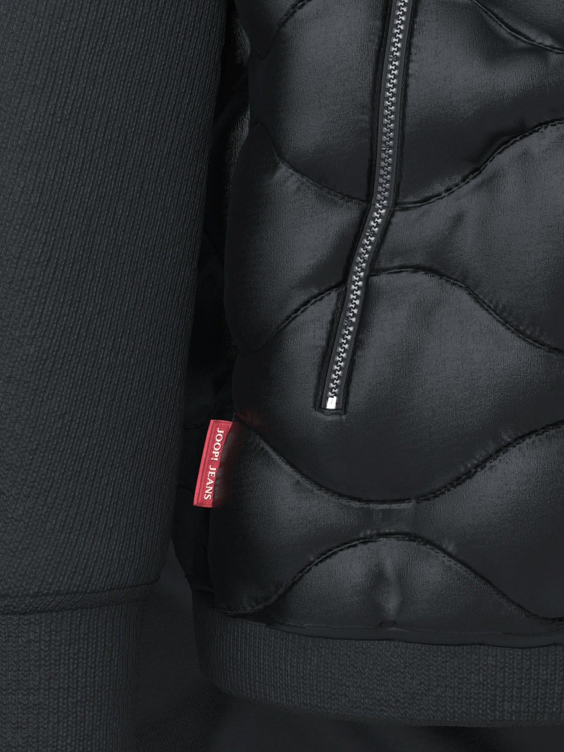 Joop Jeans Veste matelassée »Tobie« mit Kapuze mit Wellensteppung